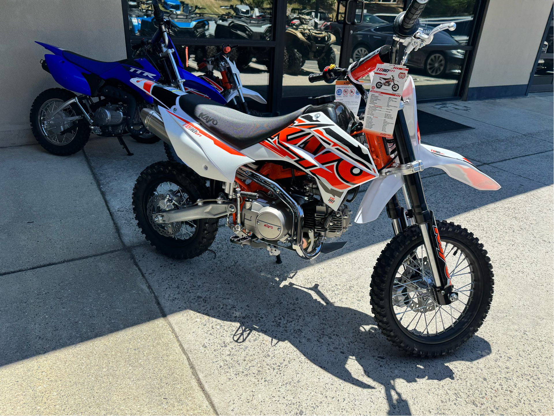 New 2025 Kayo TD 110 EFI White Motorcycles For Sale in Mooresville