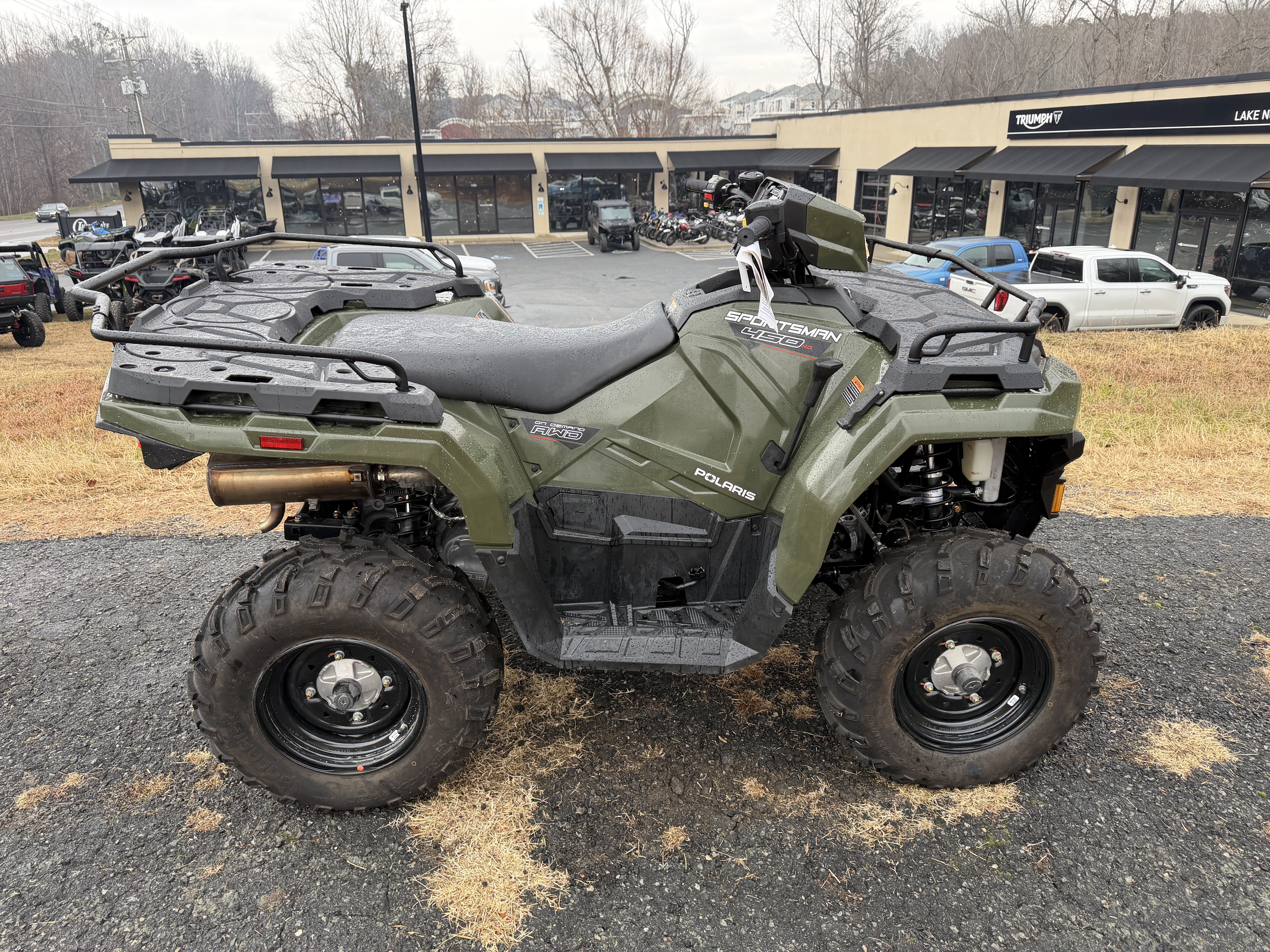 Come on sportsman ！72VANトレイ（状態可） Used 2024 Polaris Sportsman 450 H.O. EPS Sage Green ATVs For Sale