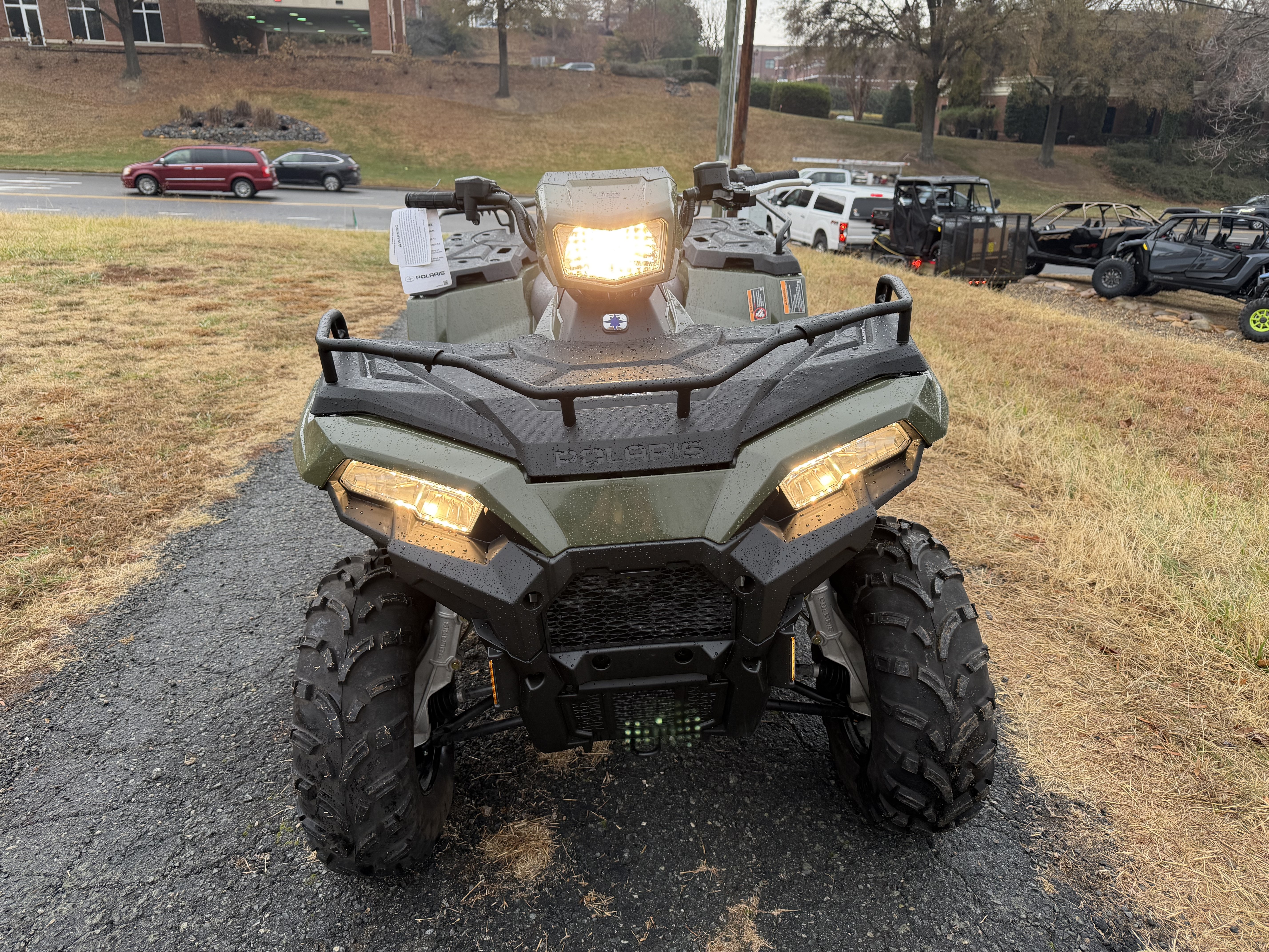 Used 2024 Polaris Sportsman 450 H.O. EPS Sage Green ATVs For Sale