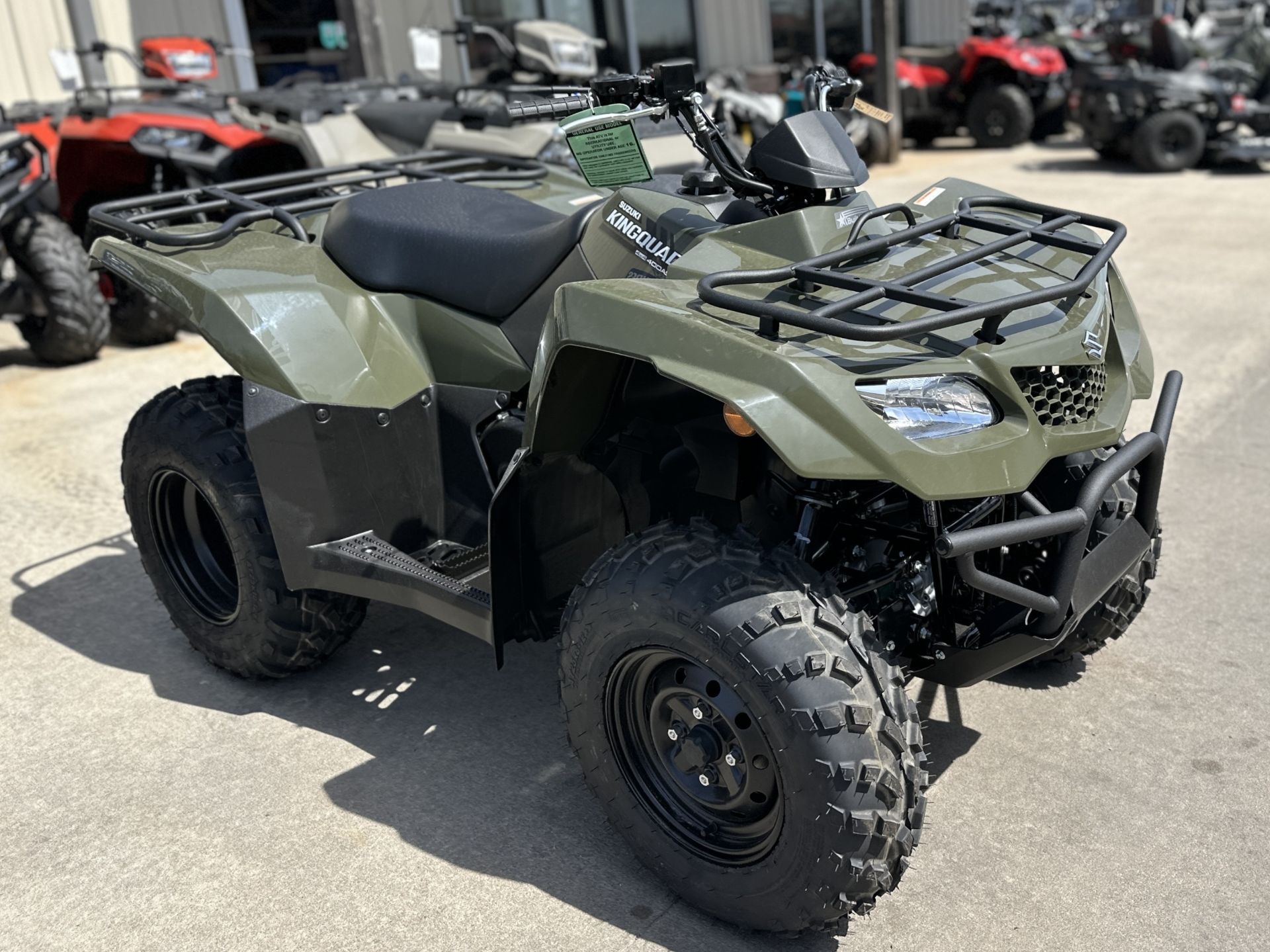 New 2025 Suzuki KingQuad 400ASi Terra Green Z-0967 | ATVs in