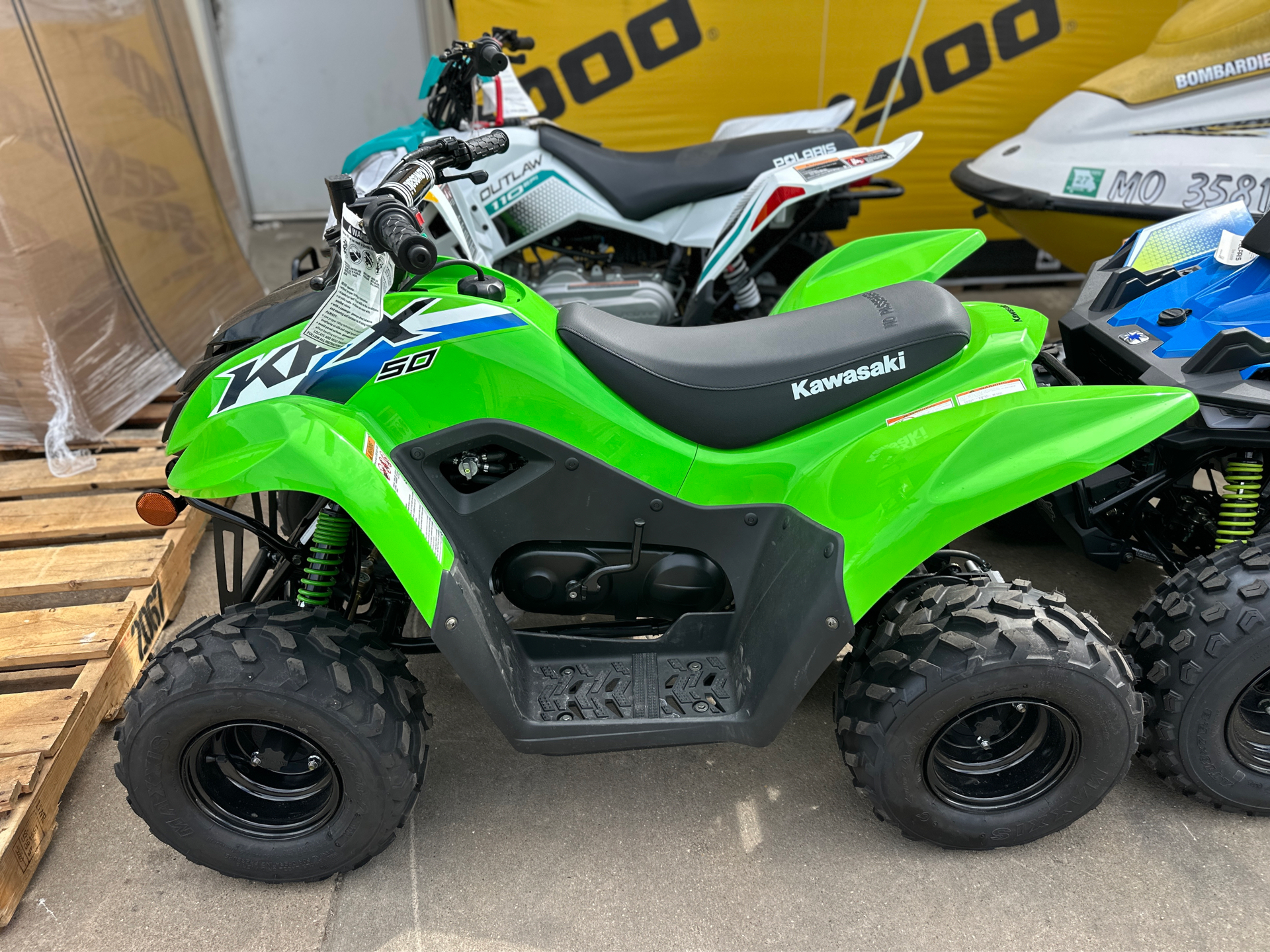 New 2026 Kawasaki KFX 50, Farmington MO | Specs, Price, Photos