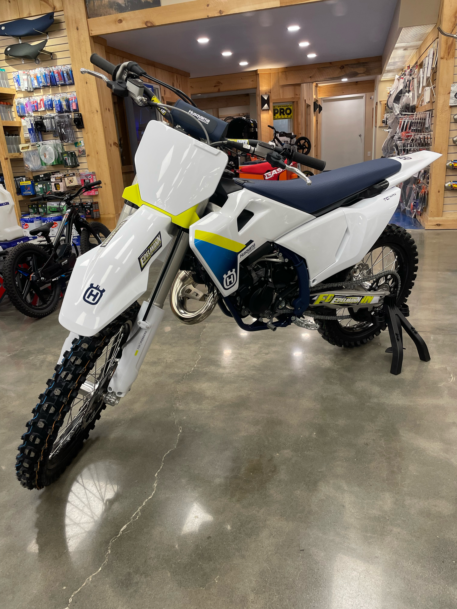 New 2025 Husqvarna TC 125 White / Blue | Motorcycles in Troy NY