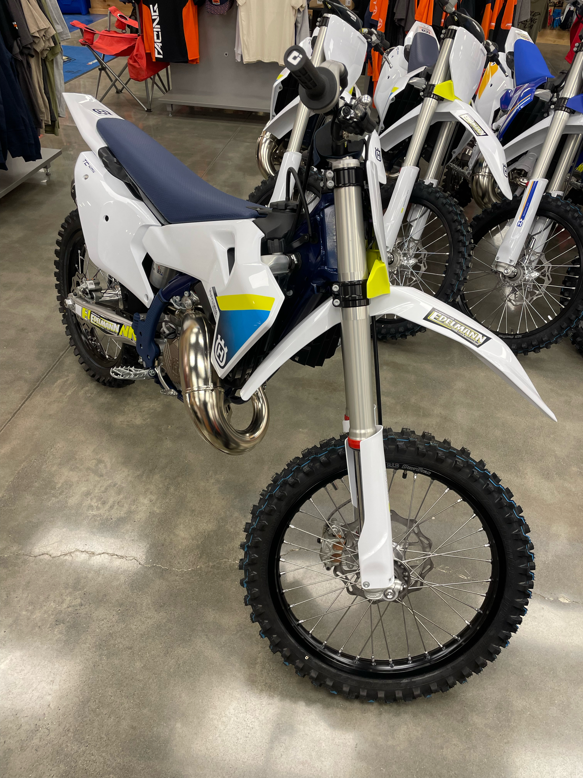 New 2025 Husqvarna TC 125 White / Blue | Motorcycles in Troy NY