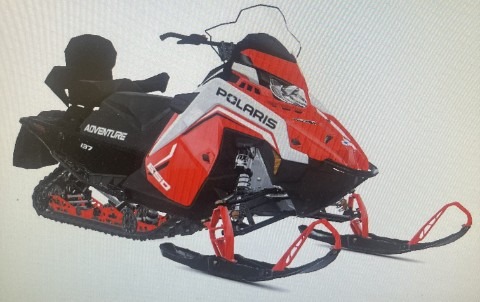 2027 Polaris 650 INDY Adventure 137 Indy Red 1.25 IR ES 1