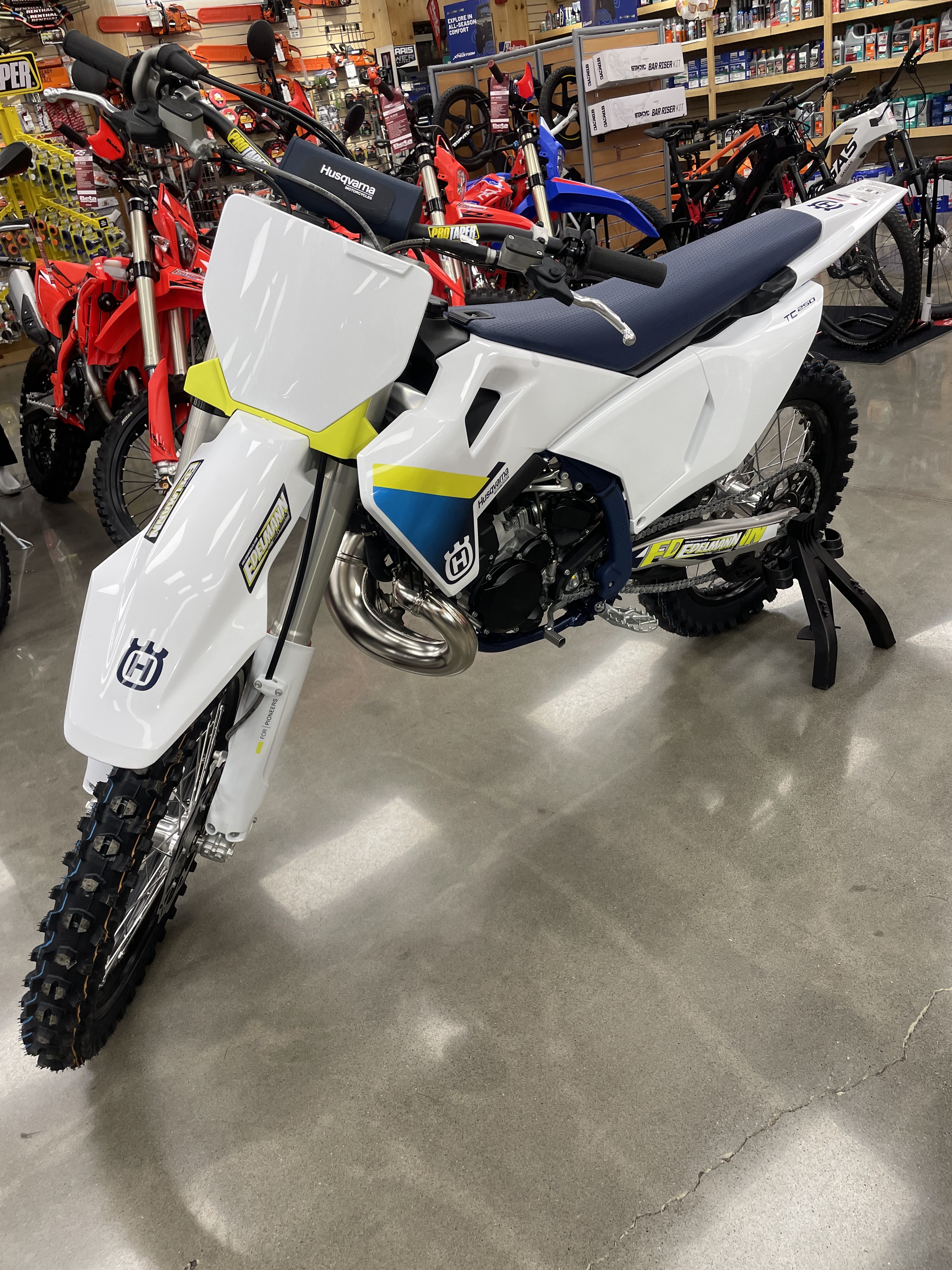 New 2025 Husqvarna TC 250 White / Blue | Motorcycles in Troy NY