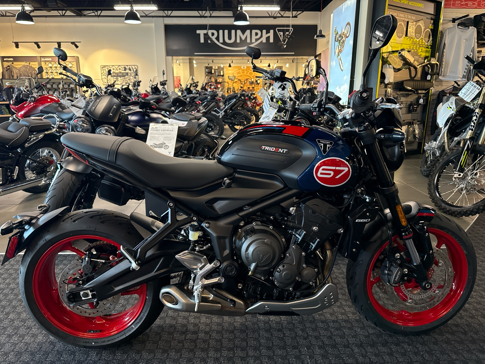 New 2026 Triumph Trident 660 Triple Tribute Edition, Salem VA