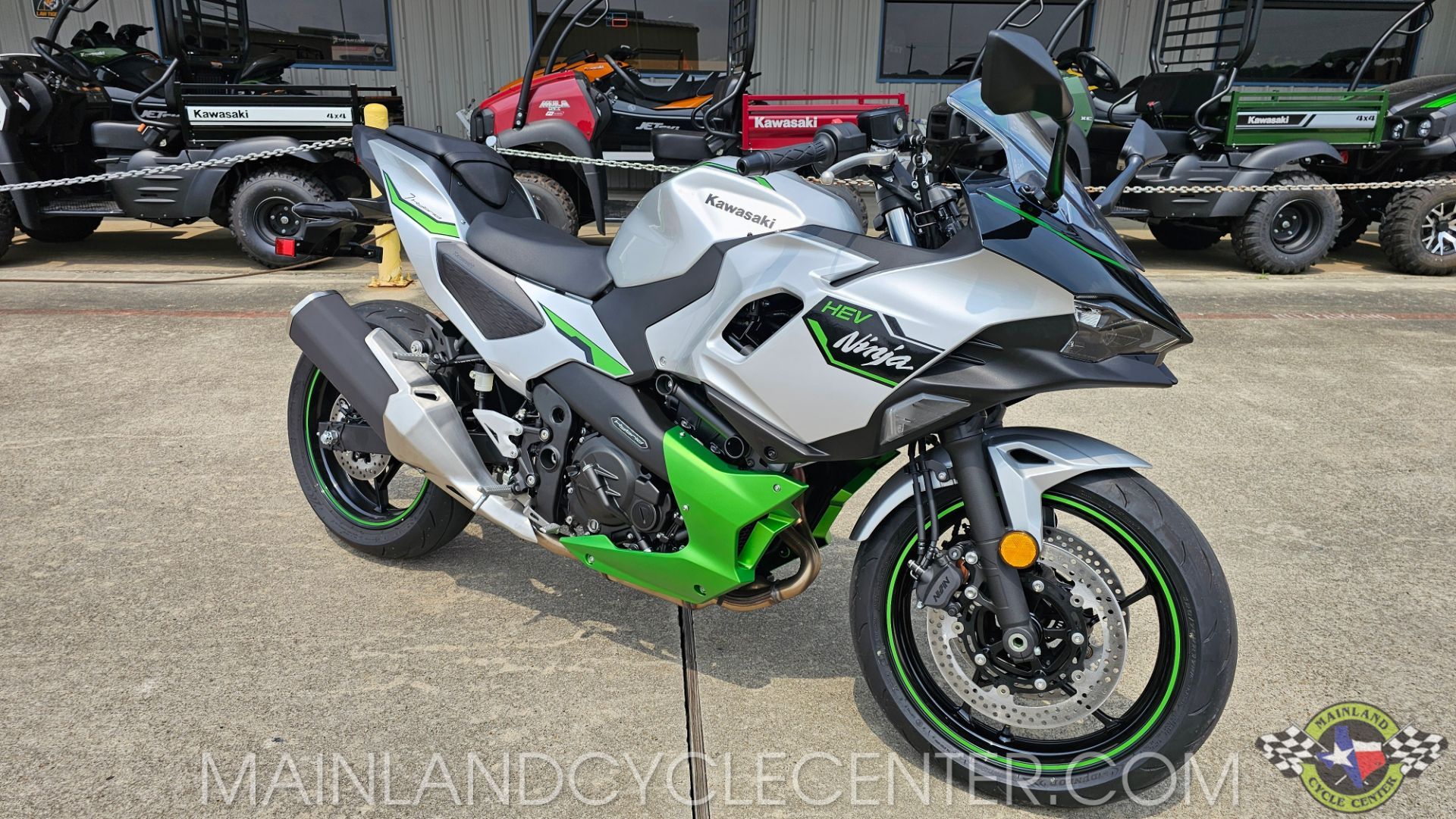 Beards MAVIE 新シリーズギザ刃 7インチ New 2024 Kawasaki Ninja 7 Hybrid ABS Metallic Bright Silver