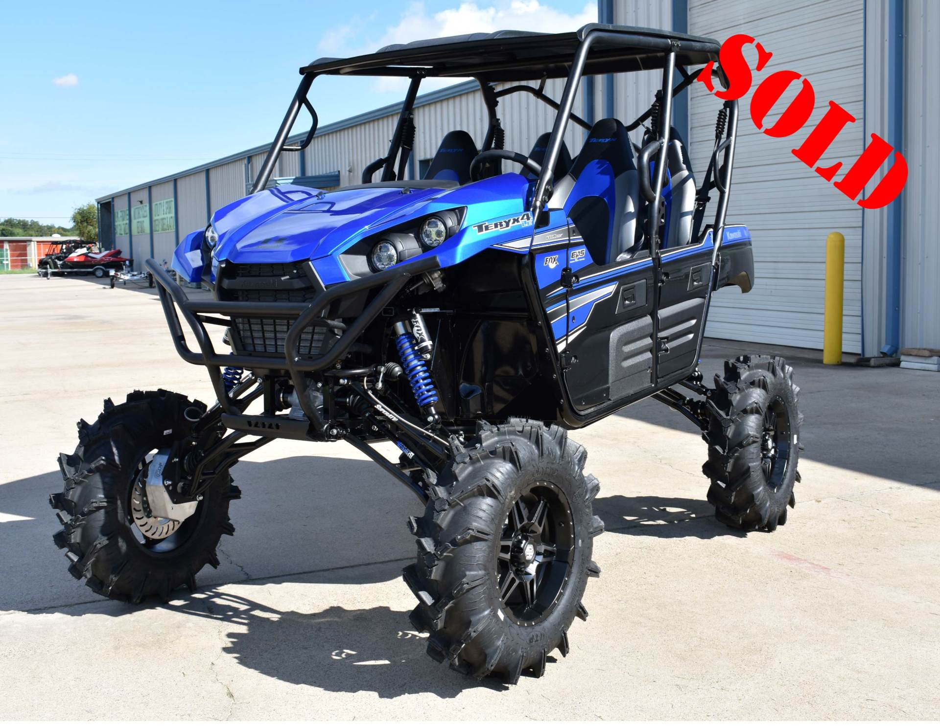 New 2018 Kawasaki Teryx4 LE Candy Plasma Blue | Utility