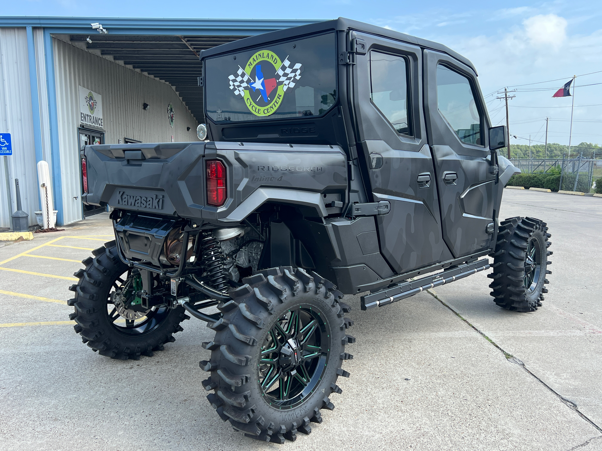 New 2025 Kawasaki RIDGE CREW HVAC Gloss Black | Utility Vehicles