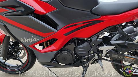 New 2024 Kawasaki Ninja 500 ABS Passion Red / Metallic Flat Spark