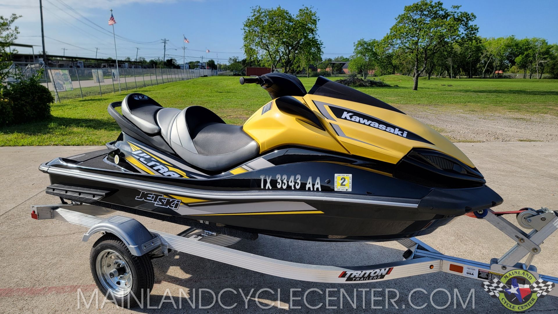 Used 2020 Kawasaki Jet Ski Ultra LX Ebony / Pearl Citrus Yellow