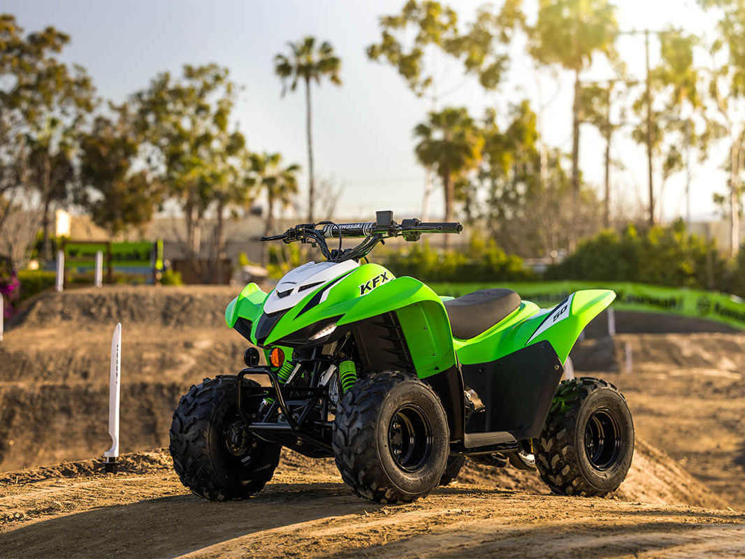 New 2023 Kawasaki KFX 50 Lime Green | ATVs in La Marque, TX