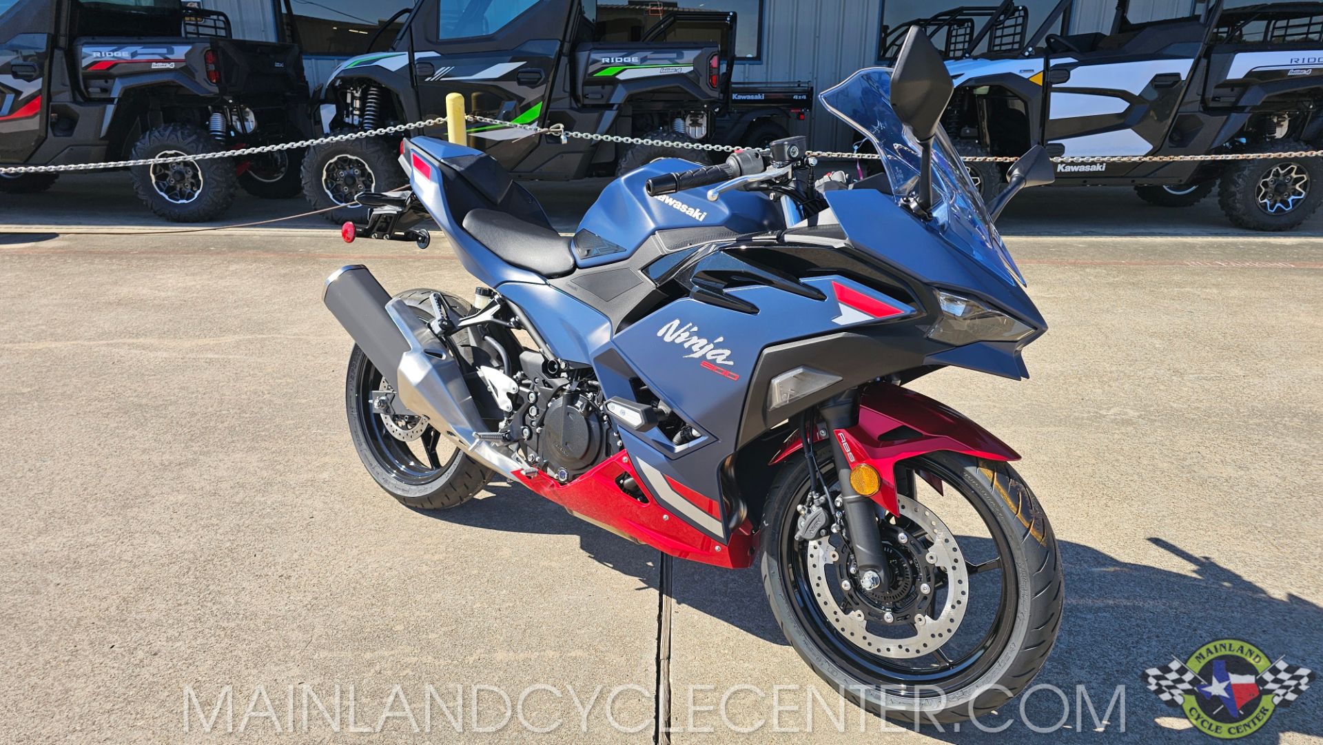 New 2026 Kawasaki Ninja® 500 SE ABS Metallic Matte Twilight Blue