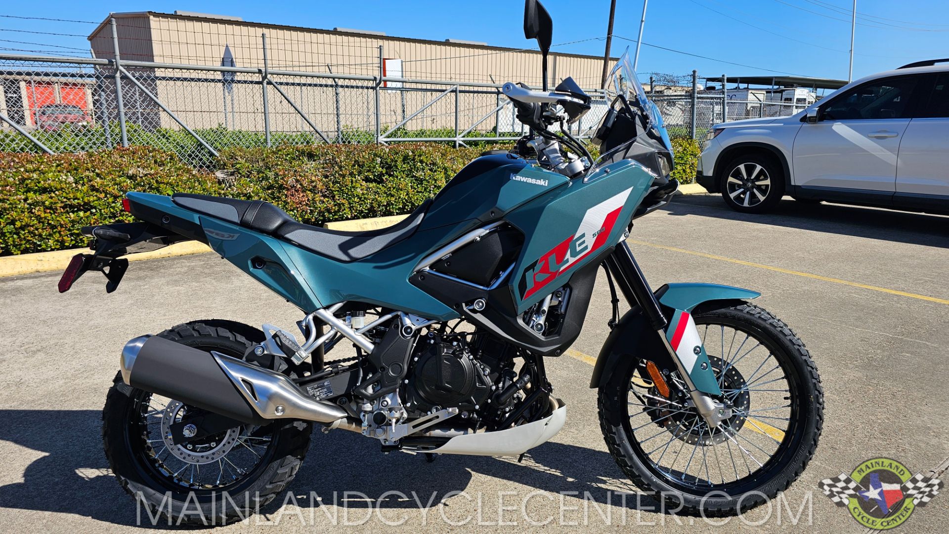 New 2026 Kawasaki KLE 500 SE ABS Metallic Bluish Green