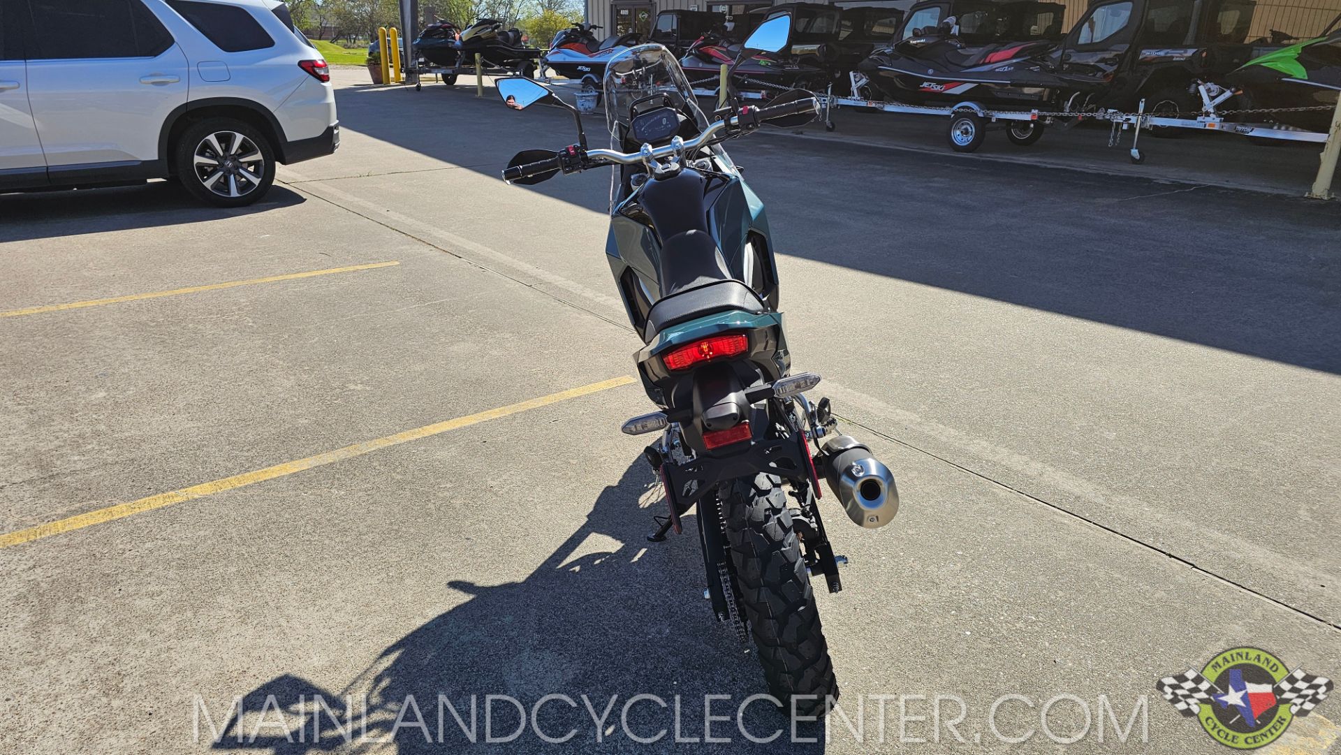 New 2026 Kawasaki KLE 500 SE ABS Metallic Bluish Green