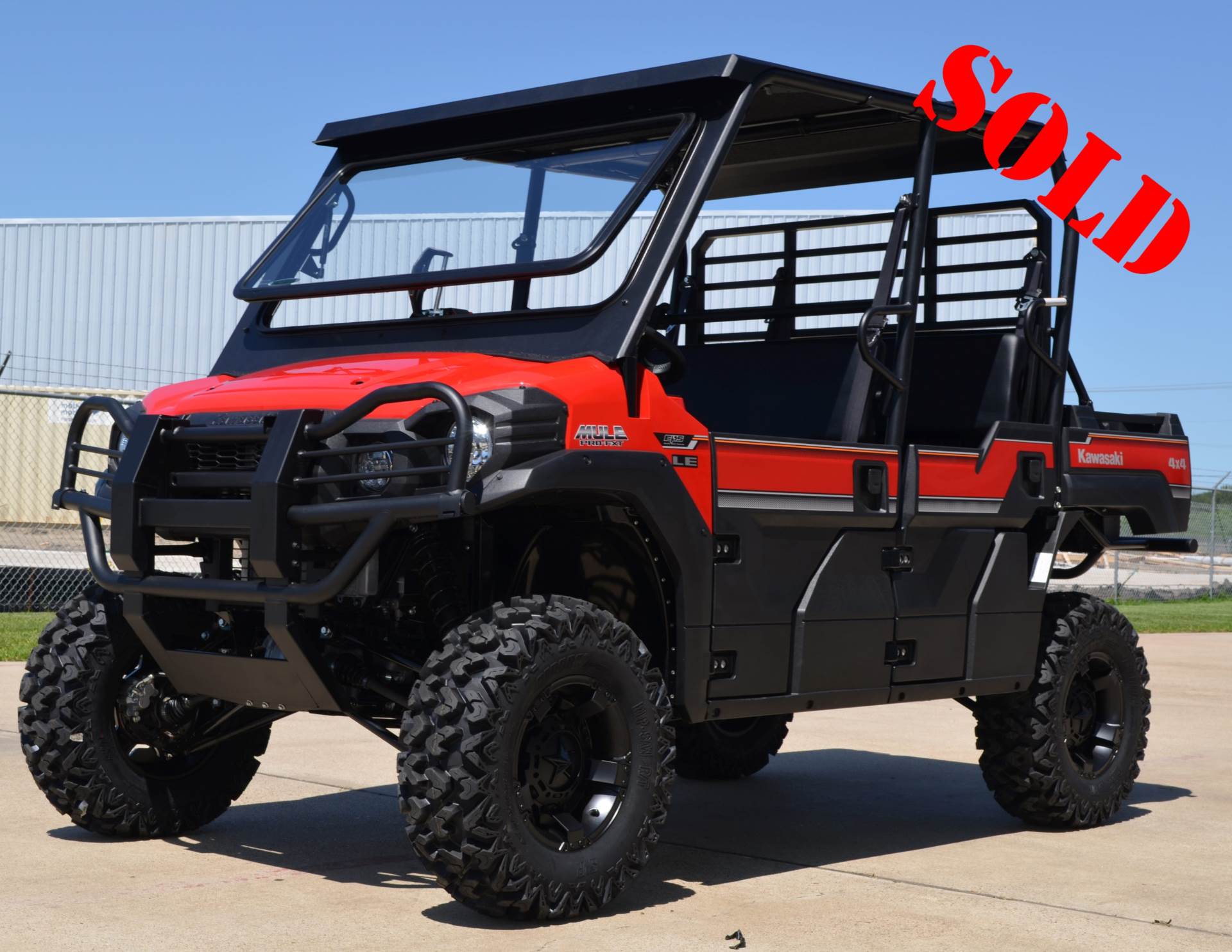 New 2017 Kawasaki Mule PRO-FXT EPS LE Firecracker Red | Utility