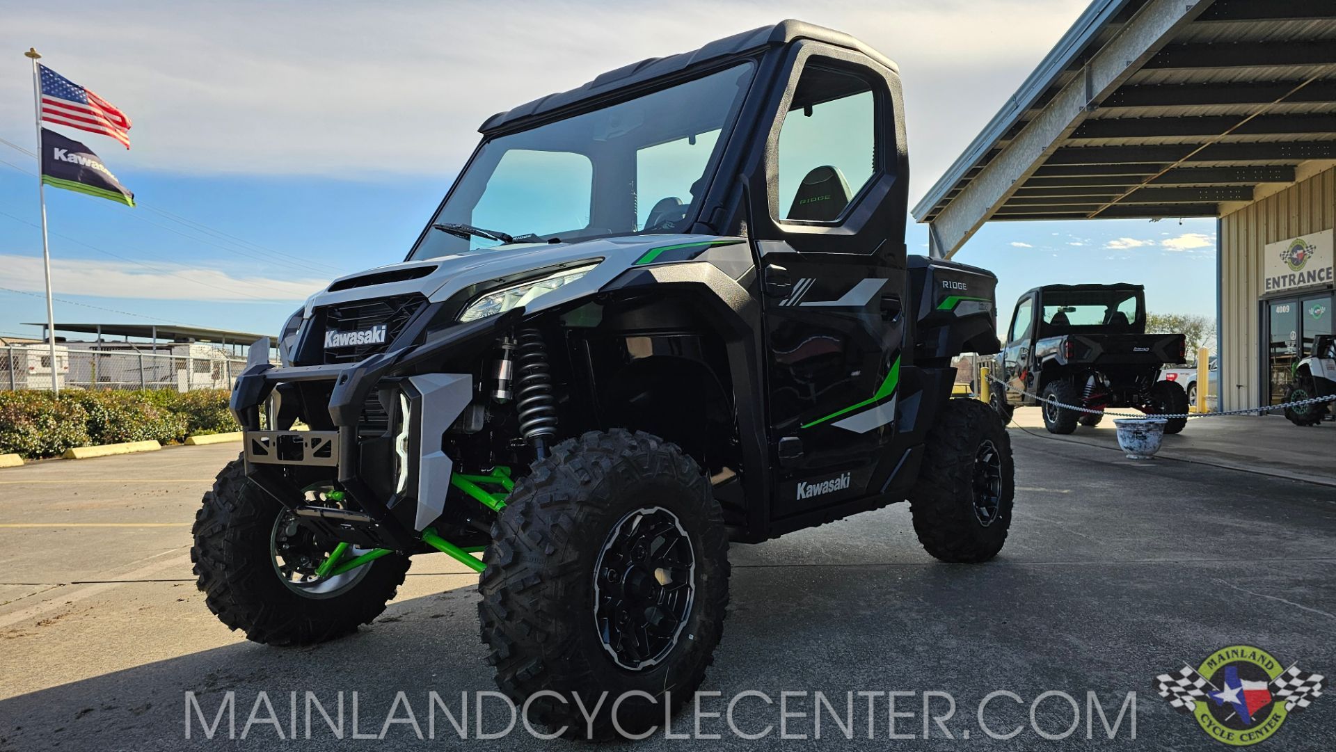 New 2024 Kawasaki RIDGE XR HVAC Ice Gray | Utility Vehicles in La
