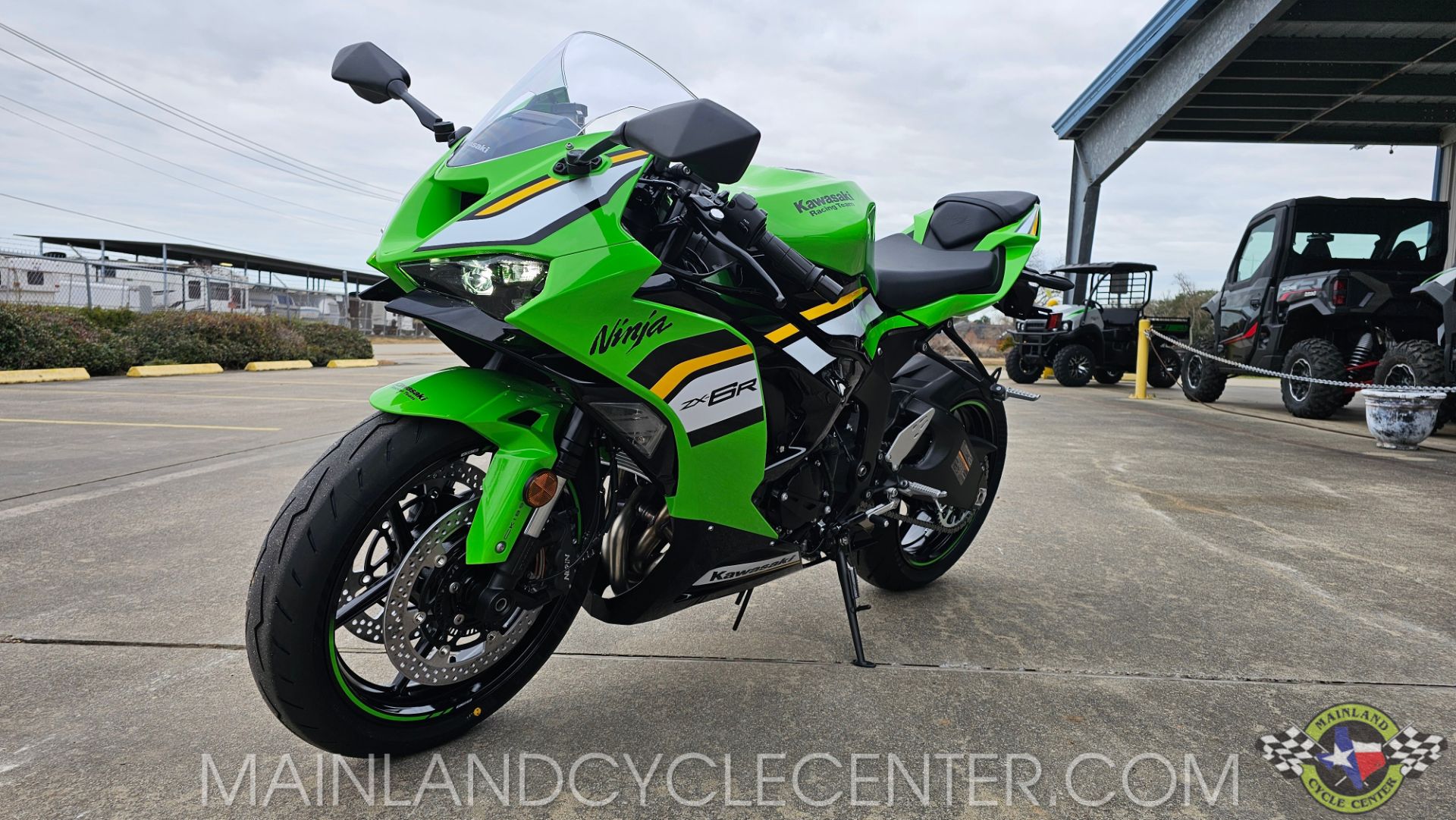 New 2025 Kawasaki Ninja ZX-6R KRT Edition Lime Green / Ebony