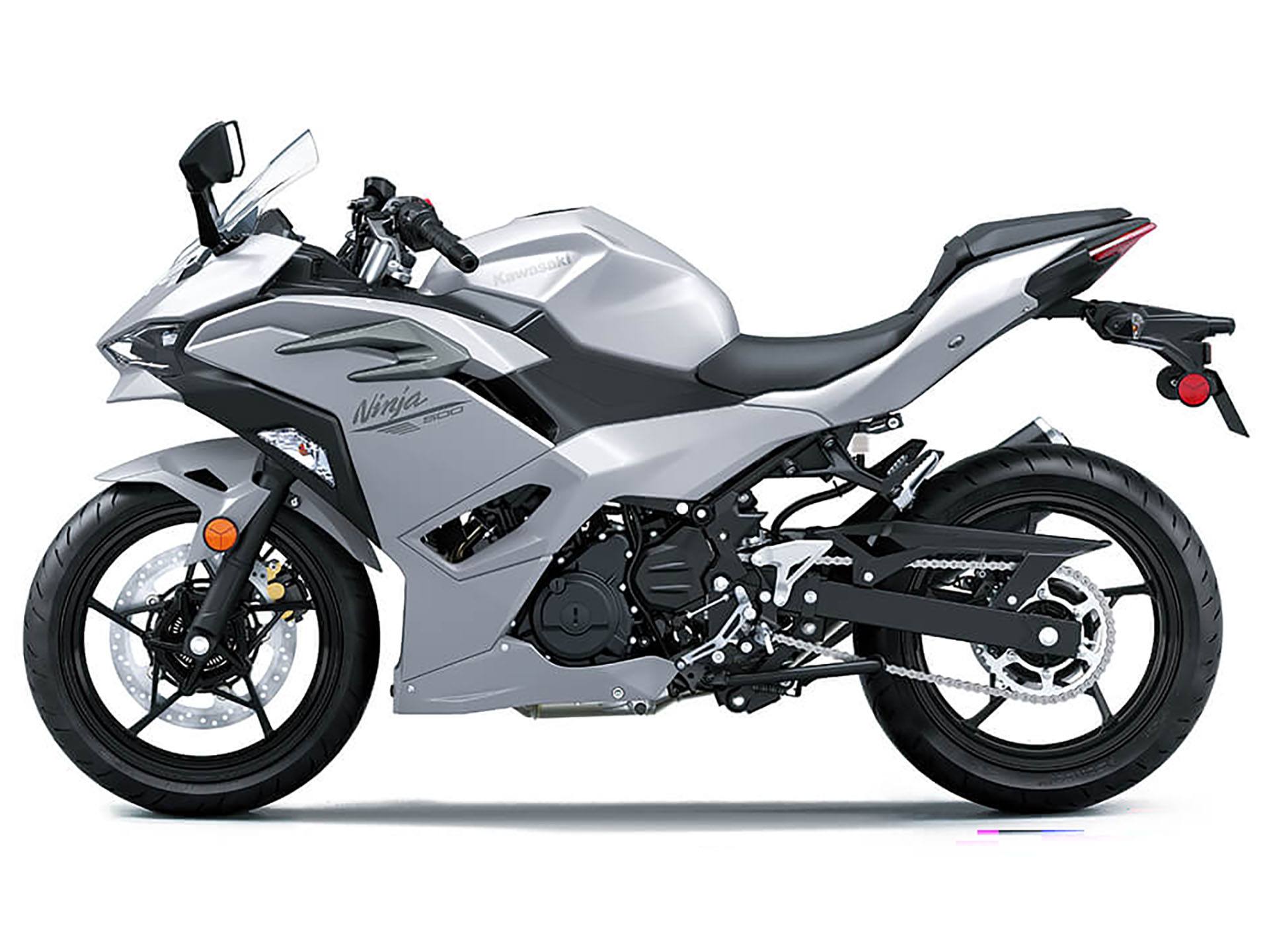 New 2024 Kawasaki Ninja 500 ABS Metallic Matte Whitish