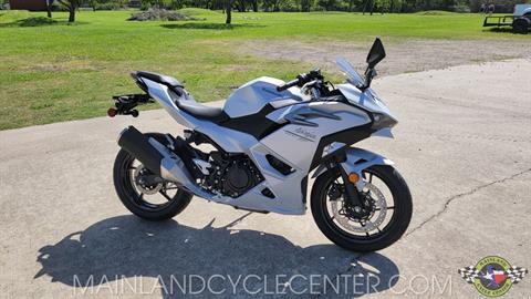 New 2024 Kawasaki Ninja 500 ABS Metallic Matte Whitish Silver