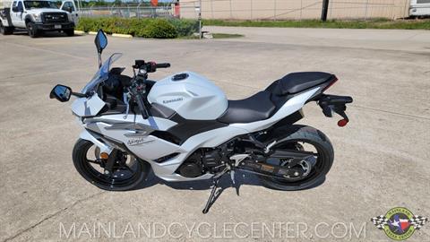 New 2024 Kawasaki Ninja 500 ABS Metallic Matte Whitish Silver