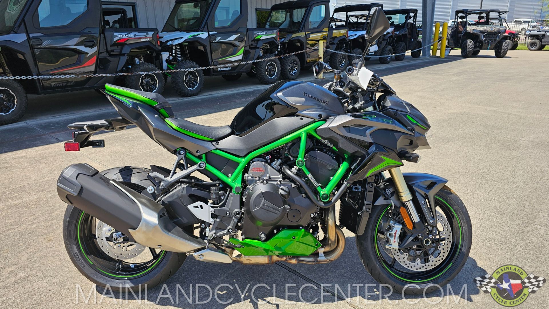 New 2025 Kawasaki Z H2 SE ABS Metallic Matte Graphenesteel Gray