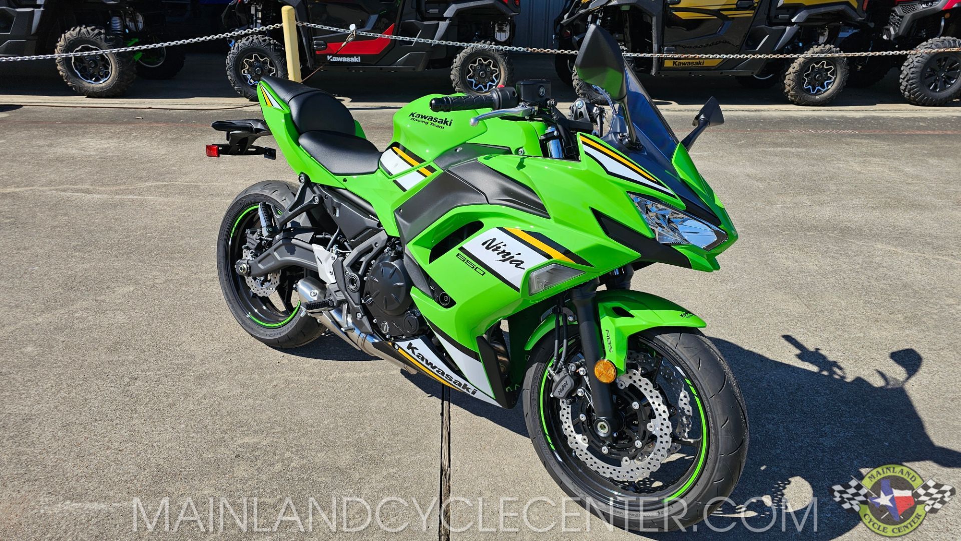 New 2025 Kawasaki Ninja 650 KRT Edition ABS Lime Green Ebony