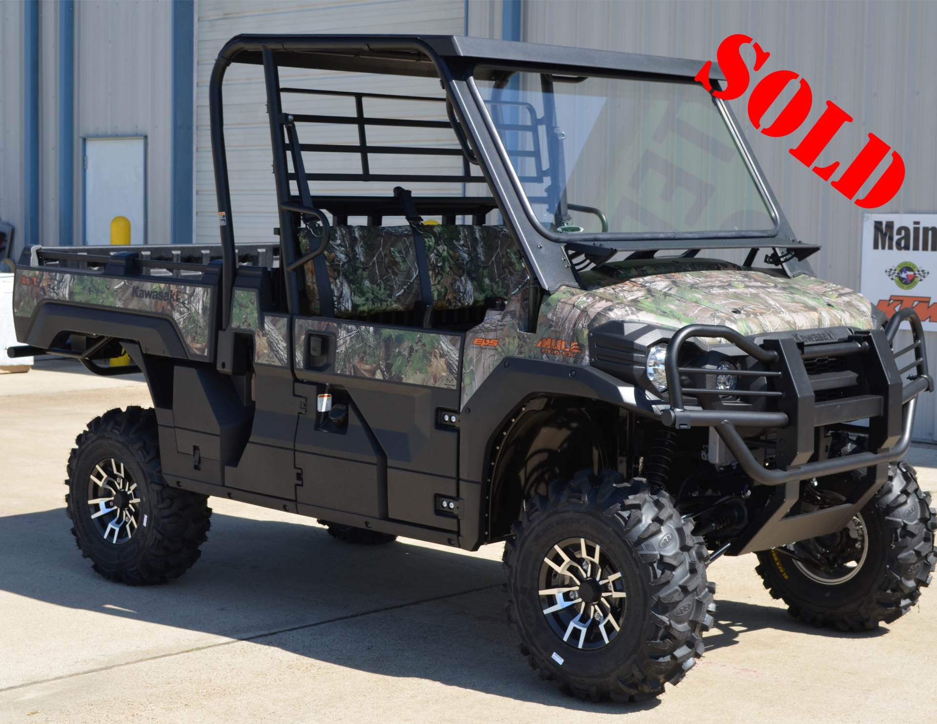 New 2016 Kawasaki Mule Pro-FX EPS Camo Realtree Xtra Green Camo