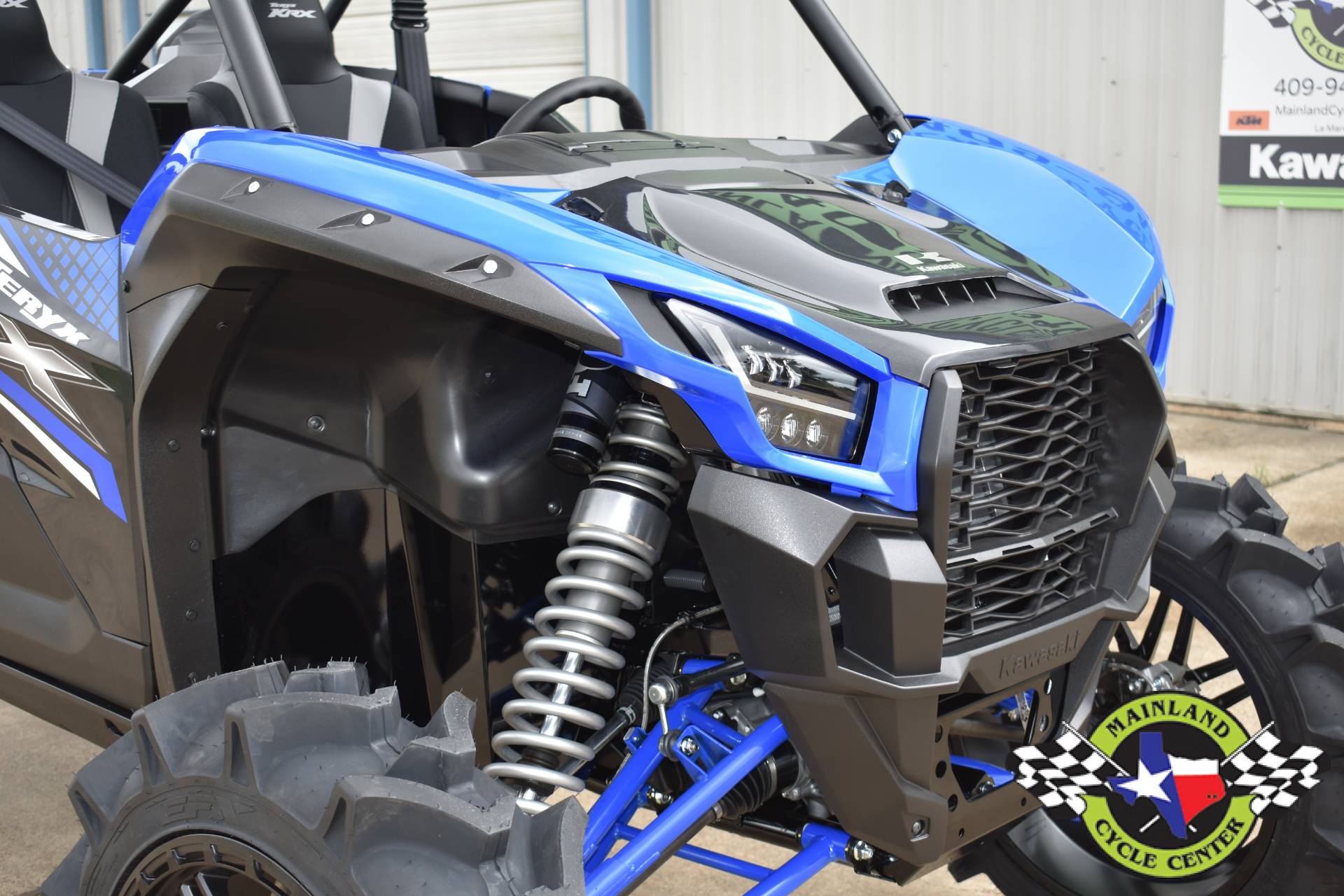 New 2021 Kawasaki Teryx KRX 1000 Vibrant Blue / Metallic