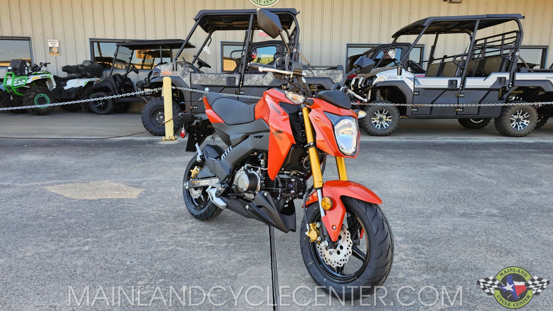 New 2025 Kawasaki Z125 Pro Pearl Lava Orange | Motorcycles in La