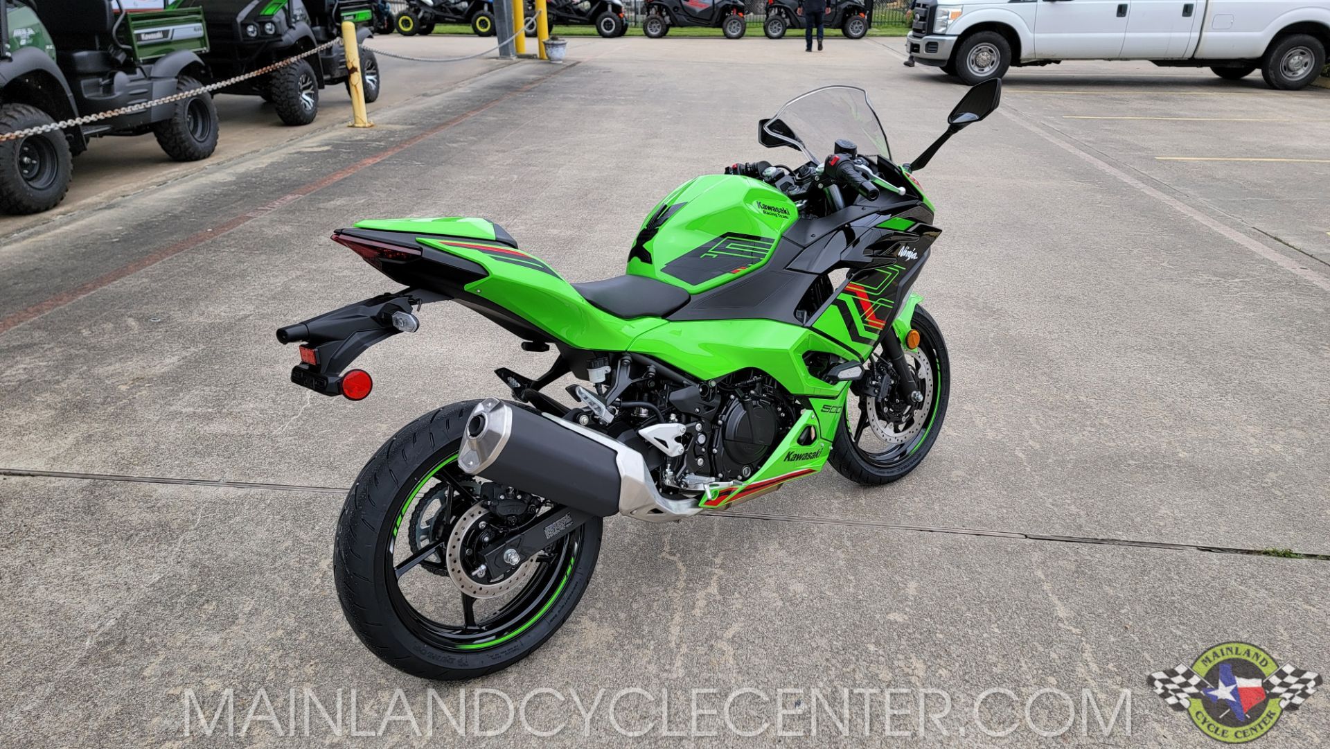 New 2024 Kawasaki Ninja 500 KRT Edition SE ABS Lime Green / Ebony