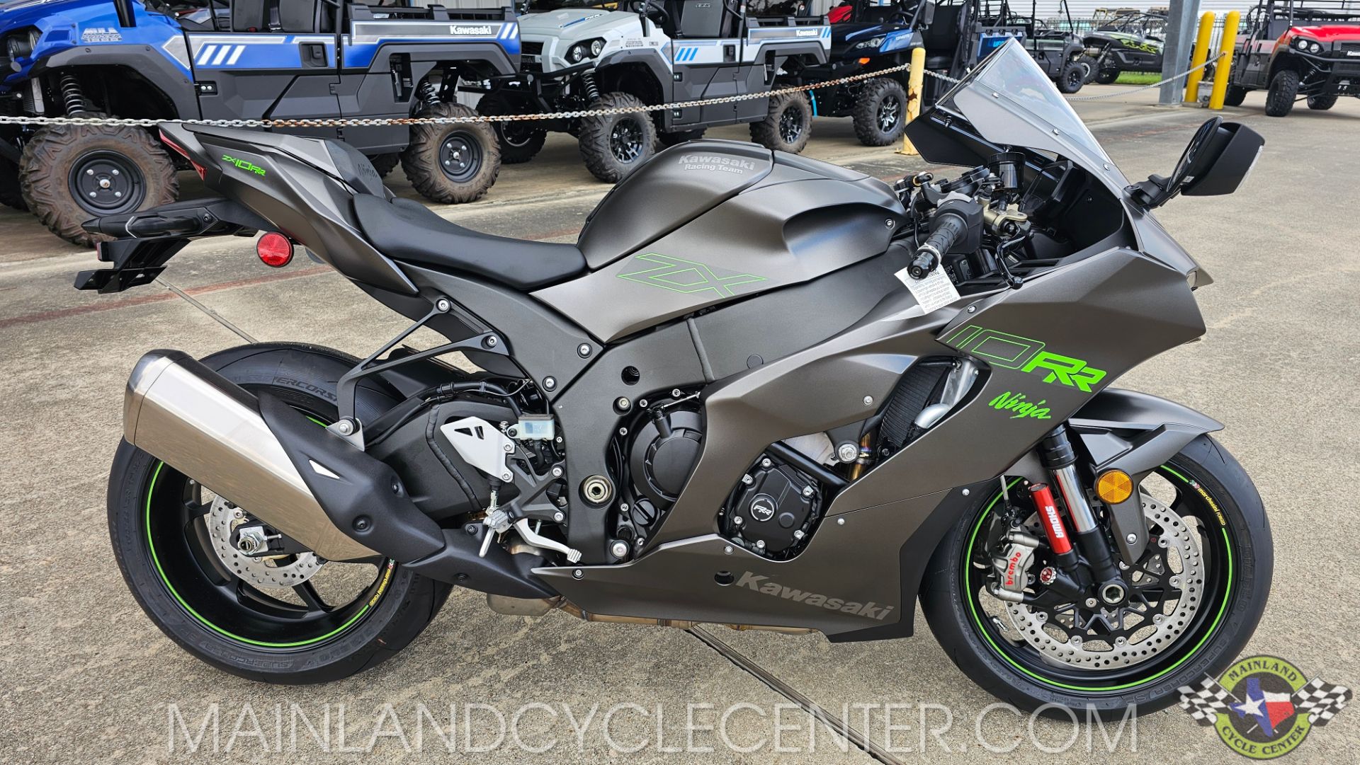 Tak California⚽️  Steel Scrape Bar – 12 o'clock – Kawasaki ZX6R 636 (2019-2025