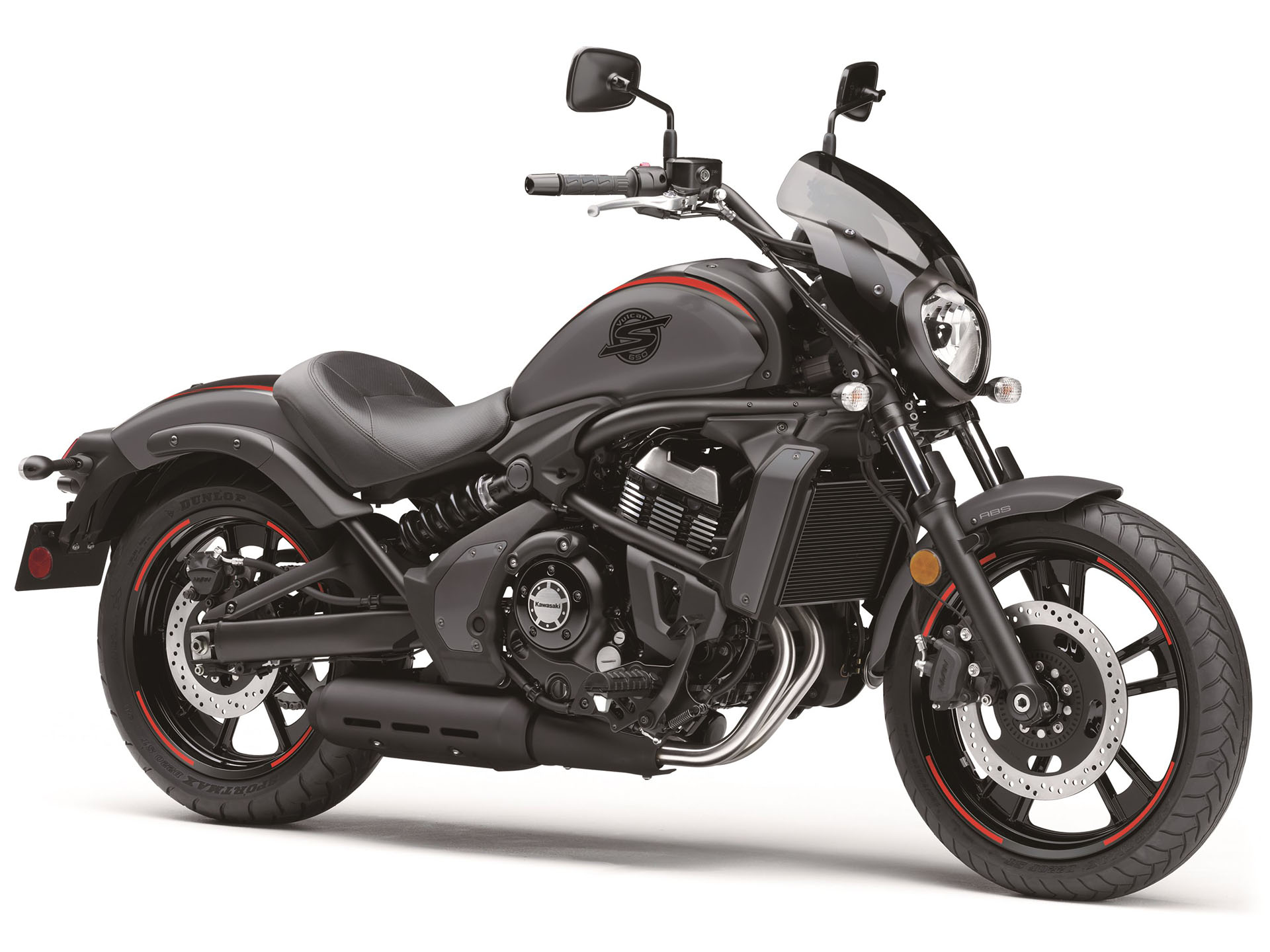 New 2025 Kawasaki Vulcan S Cafe ABS Metallic Matte Dark Gray