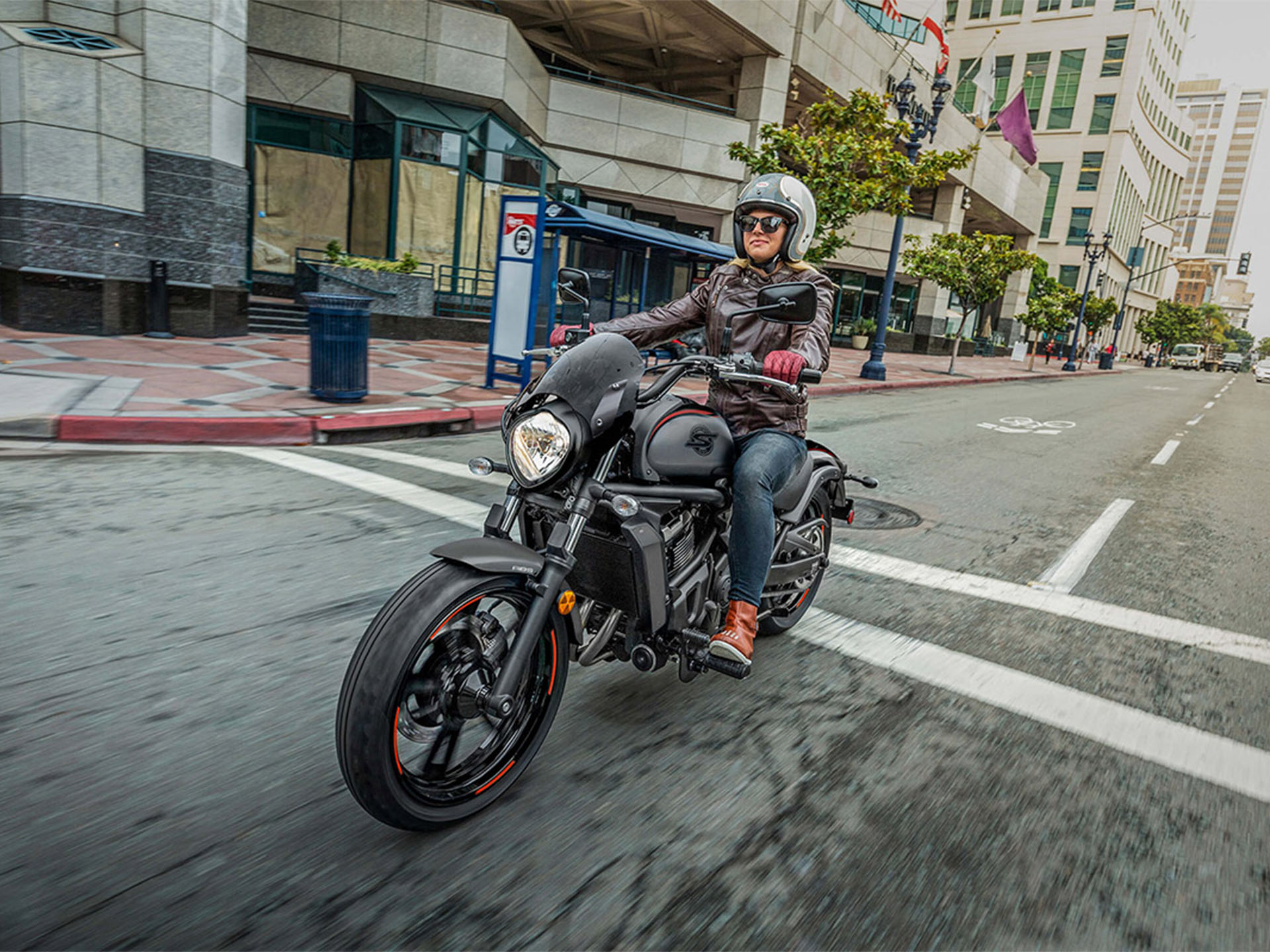 New 2025 Kawasaki Vulcan S Cafe ABS Metallic Matte Dark Gray