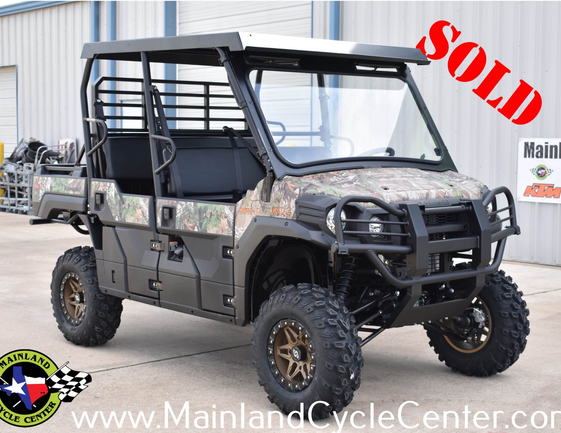 New 2018 Kawasaki Mule PRO-FXT EPS Camo Realtree Xtra Green Camo