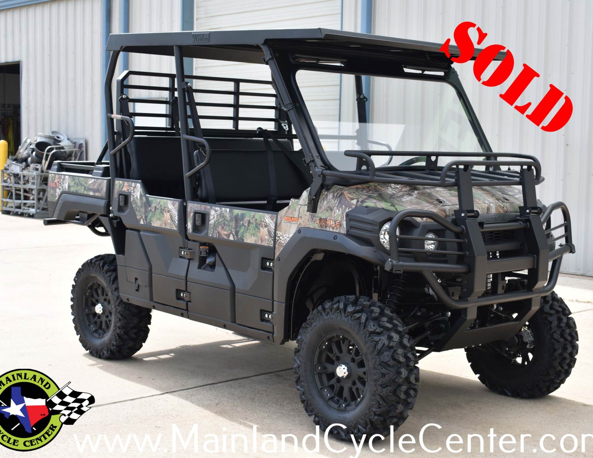 New 2018 Kawasaki Mule PRO-FXT EPS Camo Realtree Xtra Green Camo