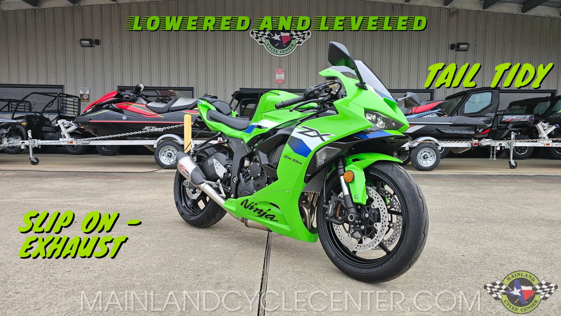 New 2026 Kawasaki Ninja® ZX™-6R Lime Green | Motorcycles in La