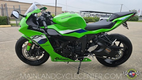 New 2026 Kawasaki Ninja® ZX™-6R Lime Green | Motorcycles in La