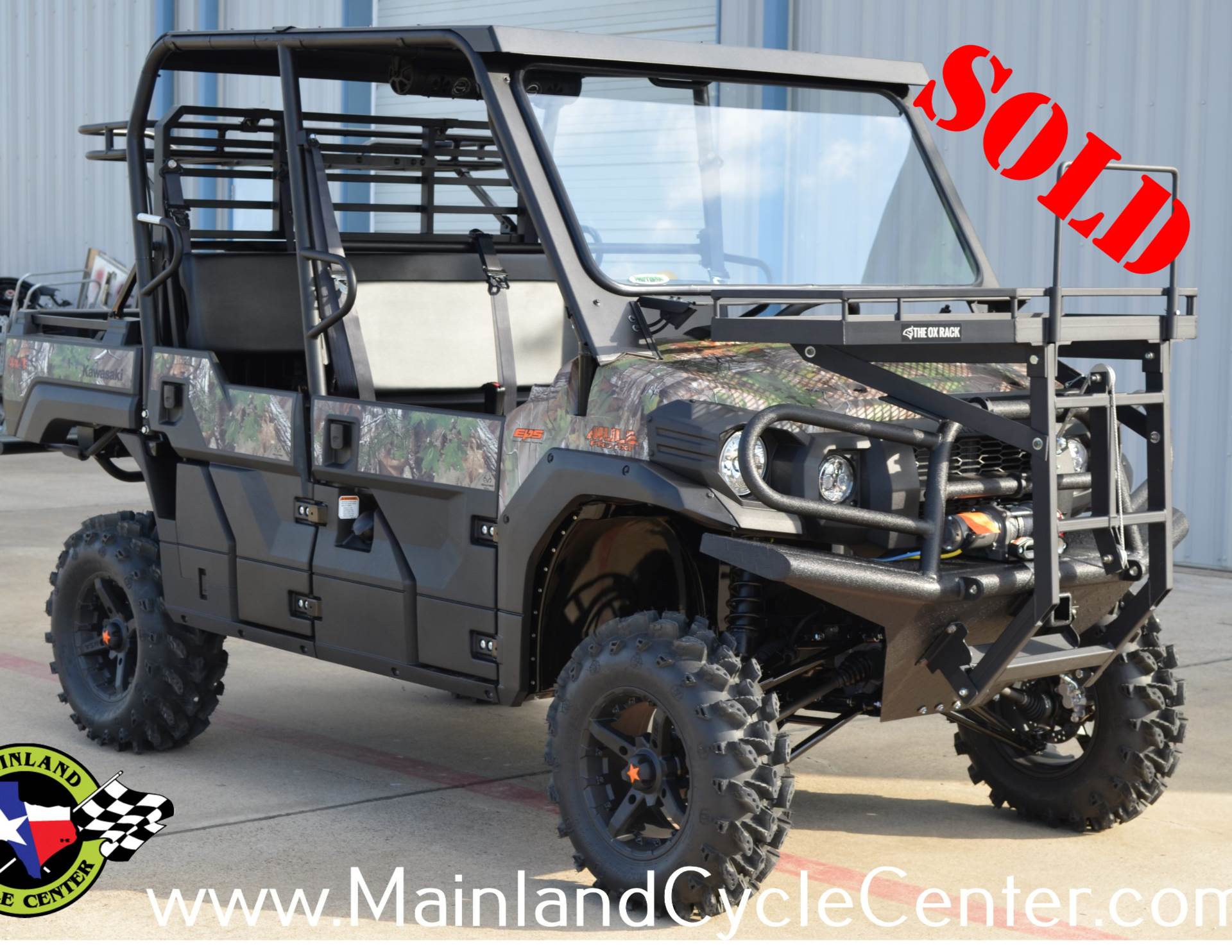 New 2017 Kawasaki Mule PRO-FXT EPS Camo Realtree Xtra Green Camo