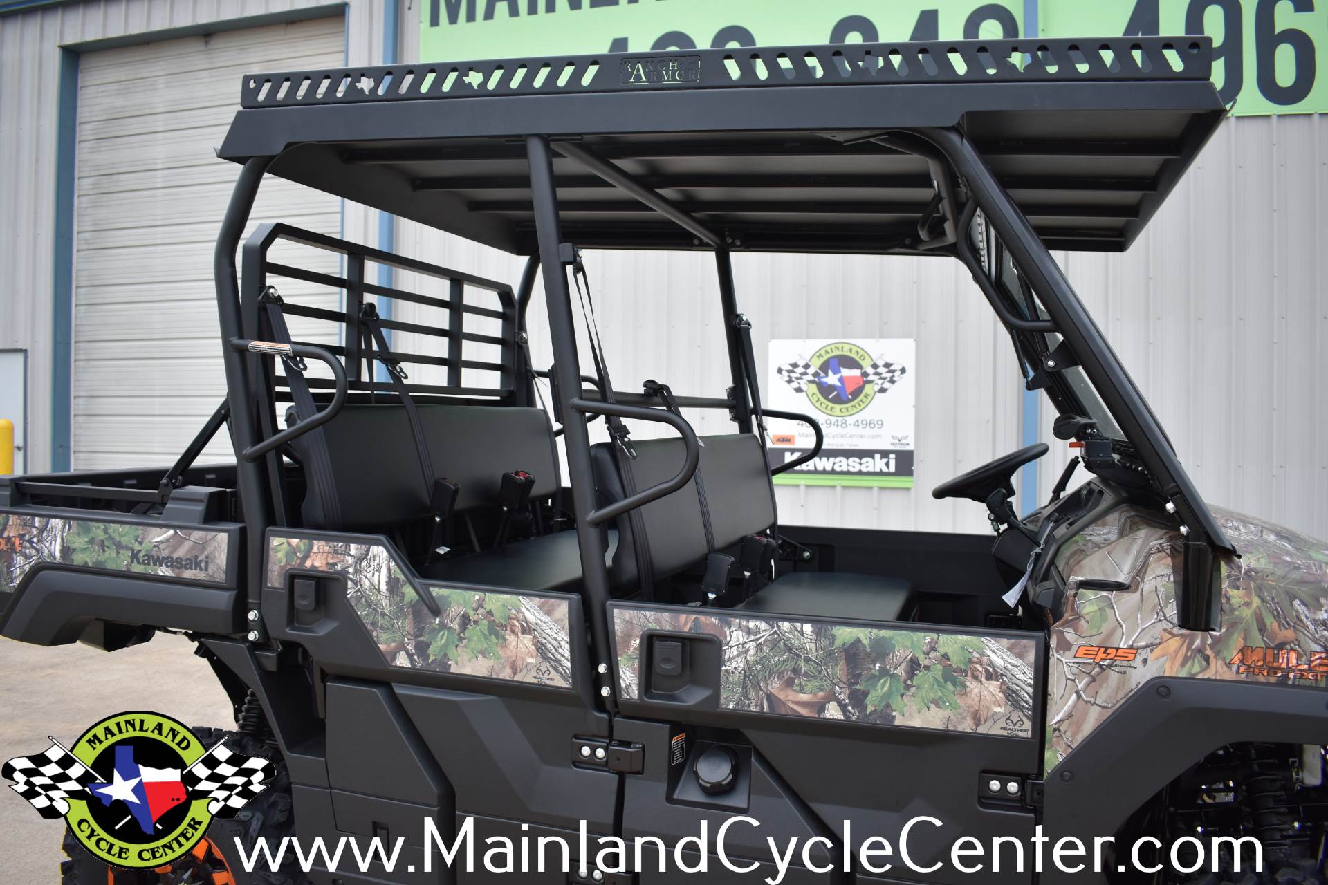 New 2019 Kawasaki Mule PRO-FXT EPS Camo Realtree Xtra Green Camo