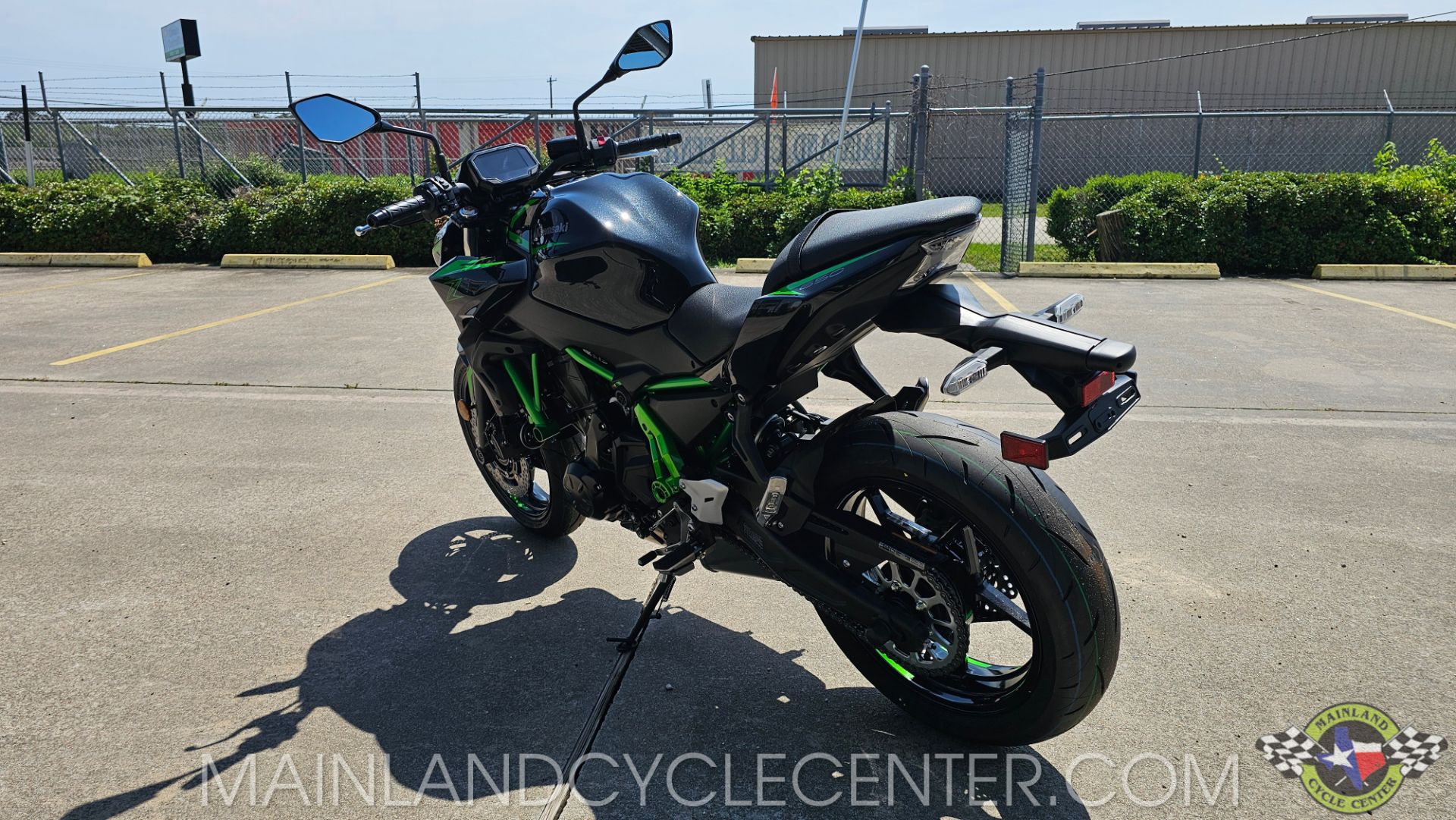 New 2025 Kawasaki Z650 ABS Metallic Spark Black / Green
