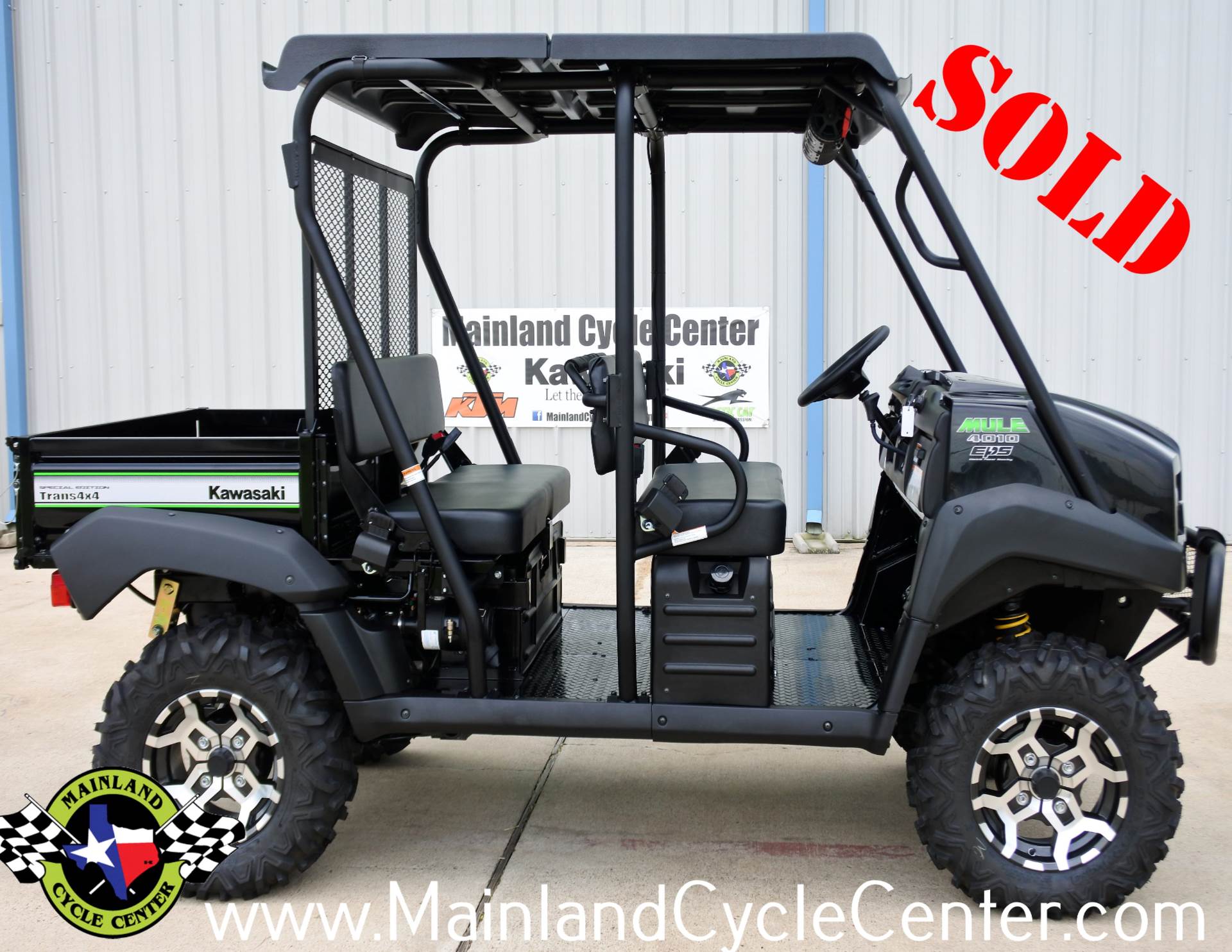 New 2017 Kawasaki Mule 4010 Trans4x4 SE Super Black | Utility
