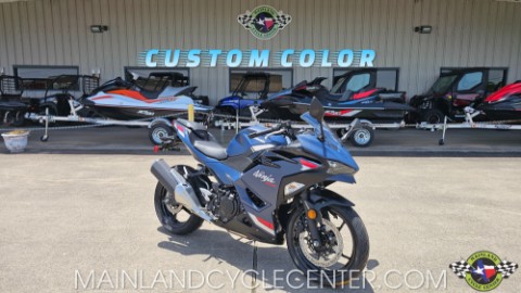 New 2026 Kawasaki Ninja® 500 ABS Metallic Matte Twilight Blue