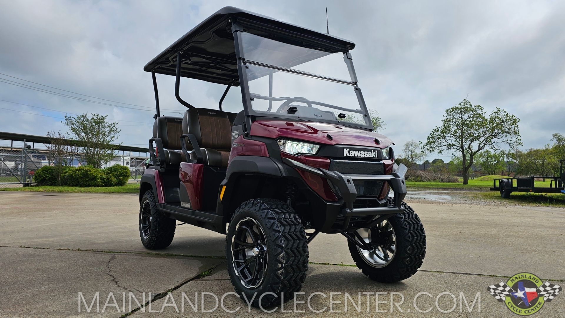 トップス DAIRIKU Runaway NEW WAVE New 2025 Kawasaki NAV 4e Limited Metallic Deep Red | Golf