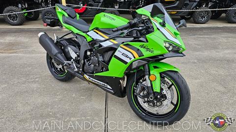 New 2025 Kawasaki Ninja ZX-6R KRT Edition ABS Lime Green