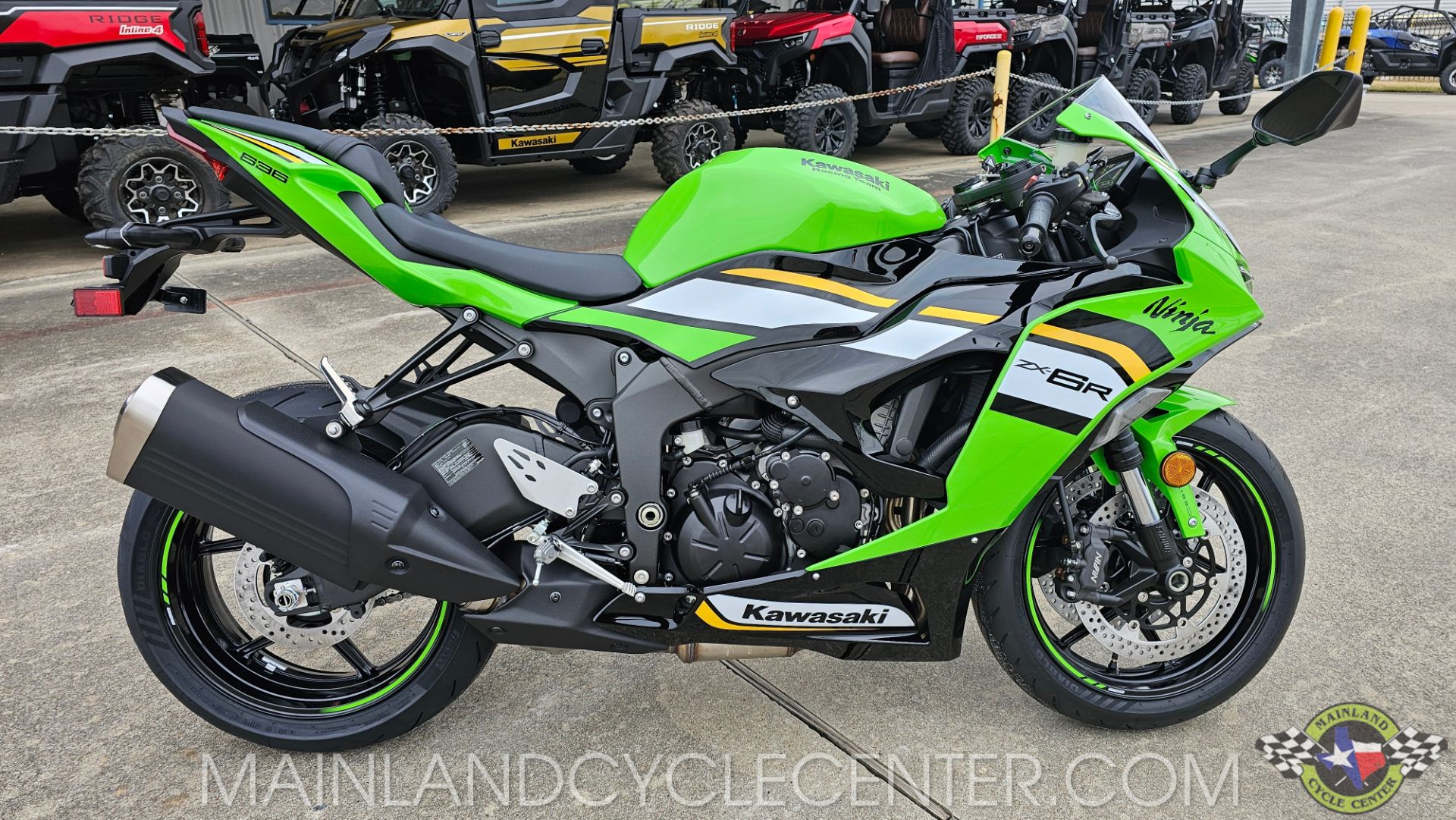 New 2025 Kawasaki Ninja ZX-6R KRT Edition ABS Lime Green