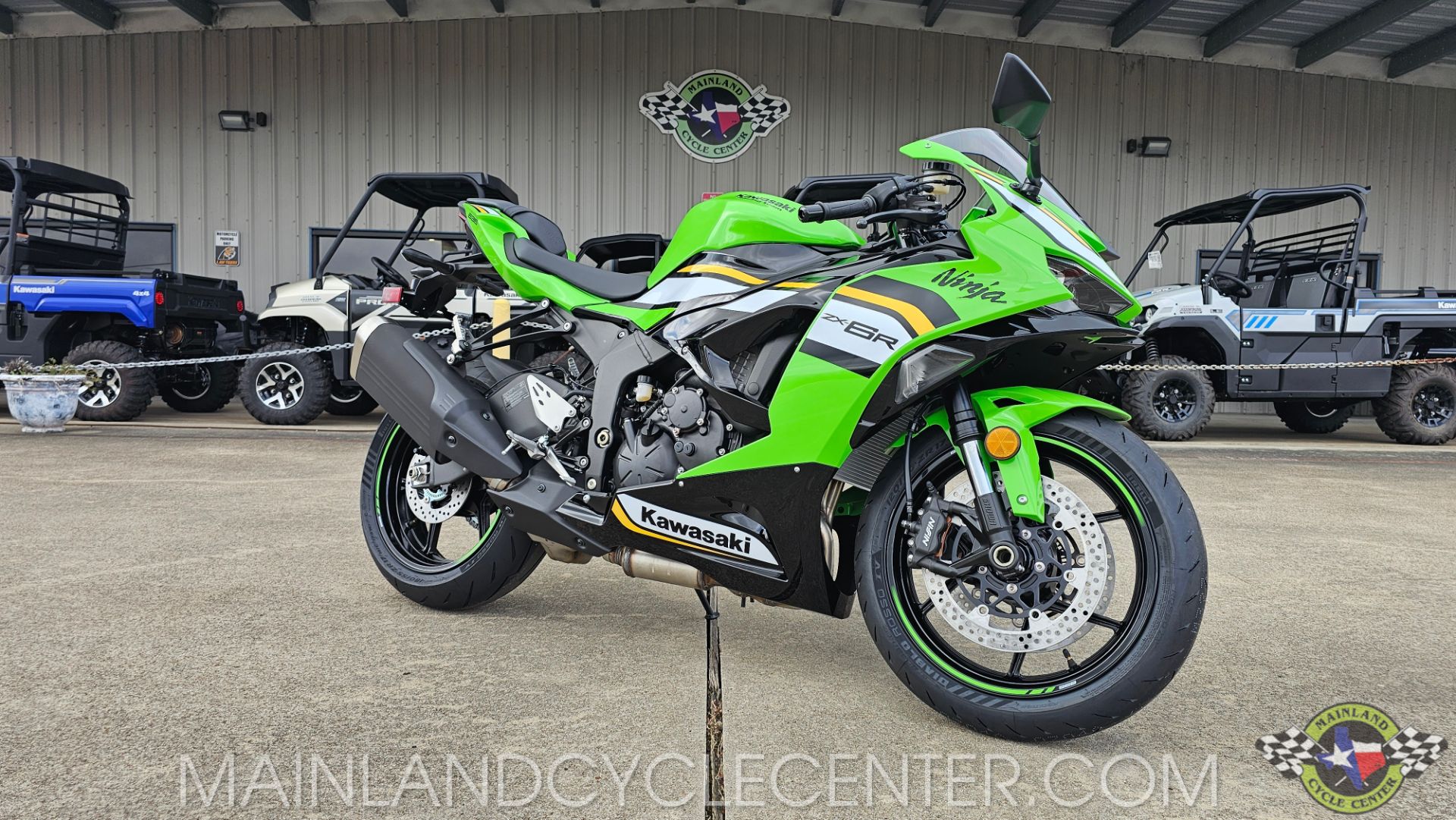 ベース Gack New 2025 Kawasaki Ninja ZX-6R KRT Edition ABS Lime Green