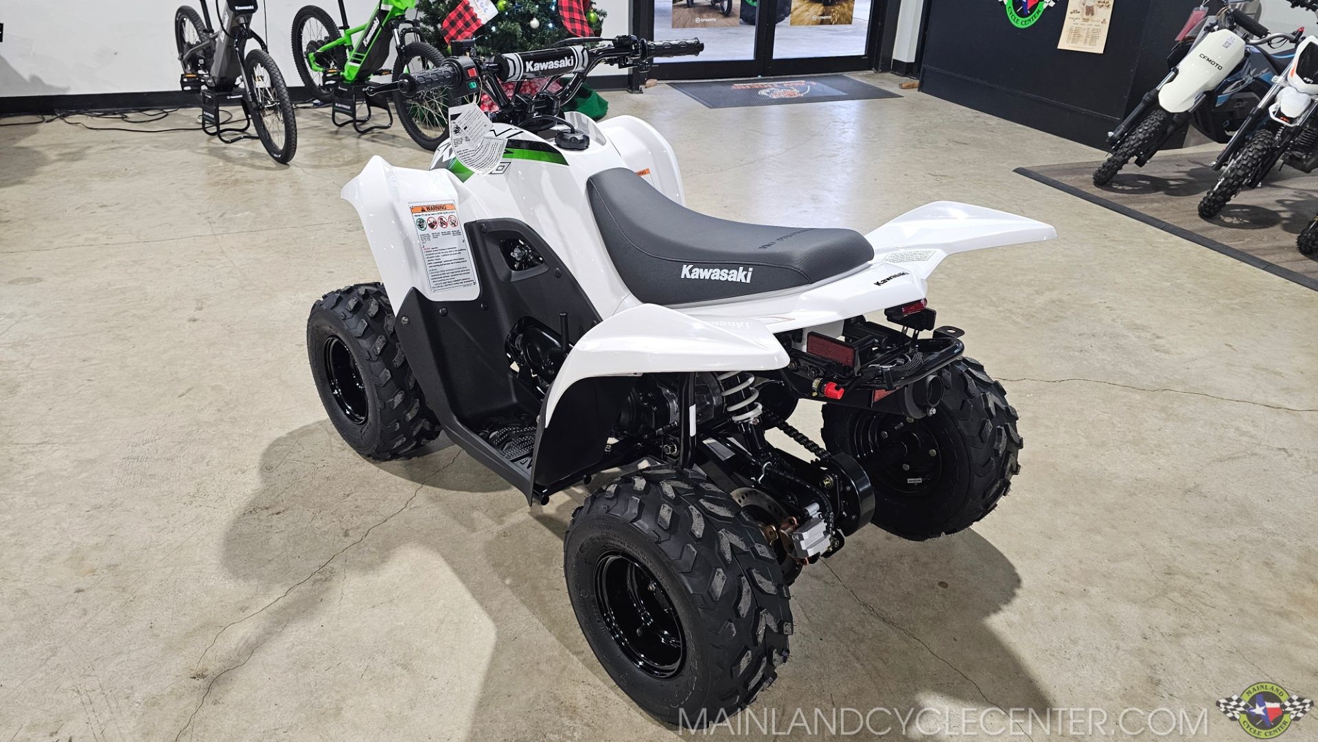 New 2026 Kawasaki KFX 50 Bright White | ATVs in La Marque, TX