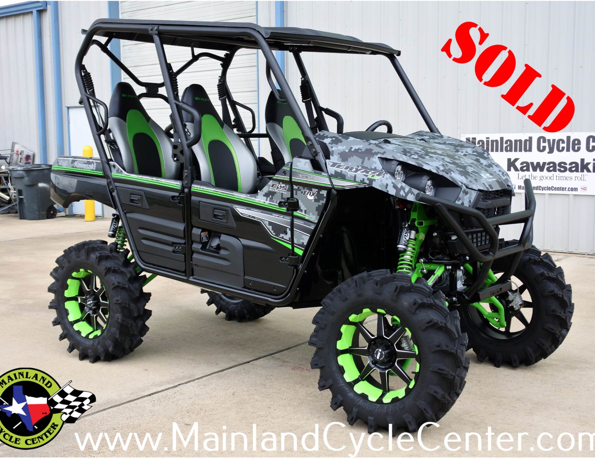 New 2018 Kawasaki Teryx4 LE Camo Matrix Camo Gray | Utility