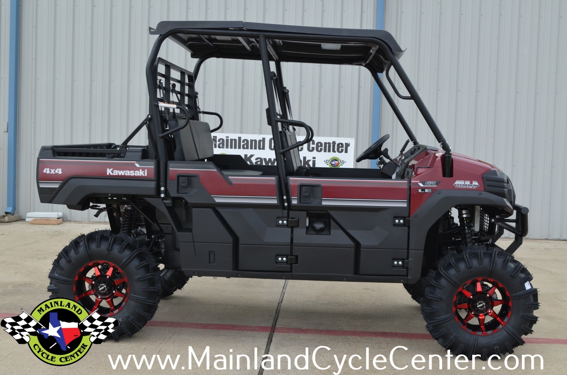 New 2016 Kawasaki Mule Pro-FXT EPS LE Dark Royal Red | Utility